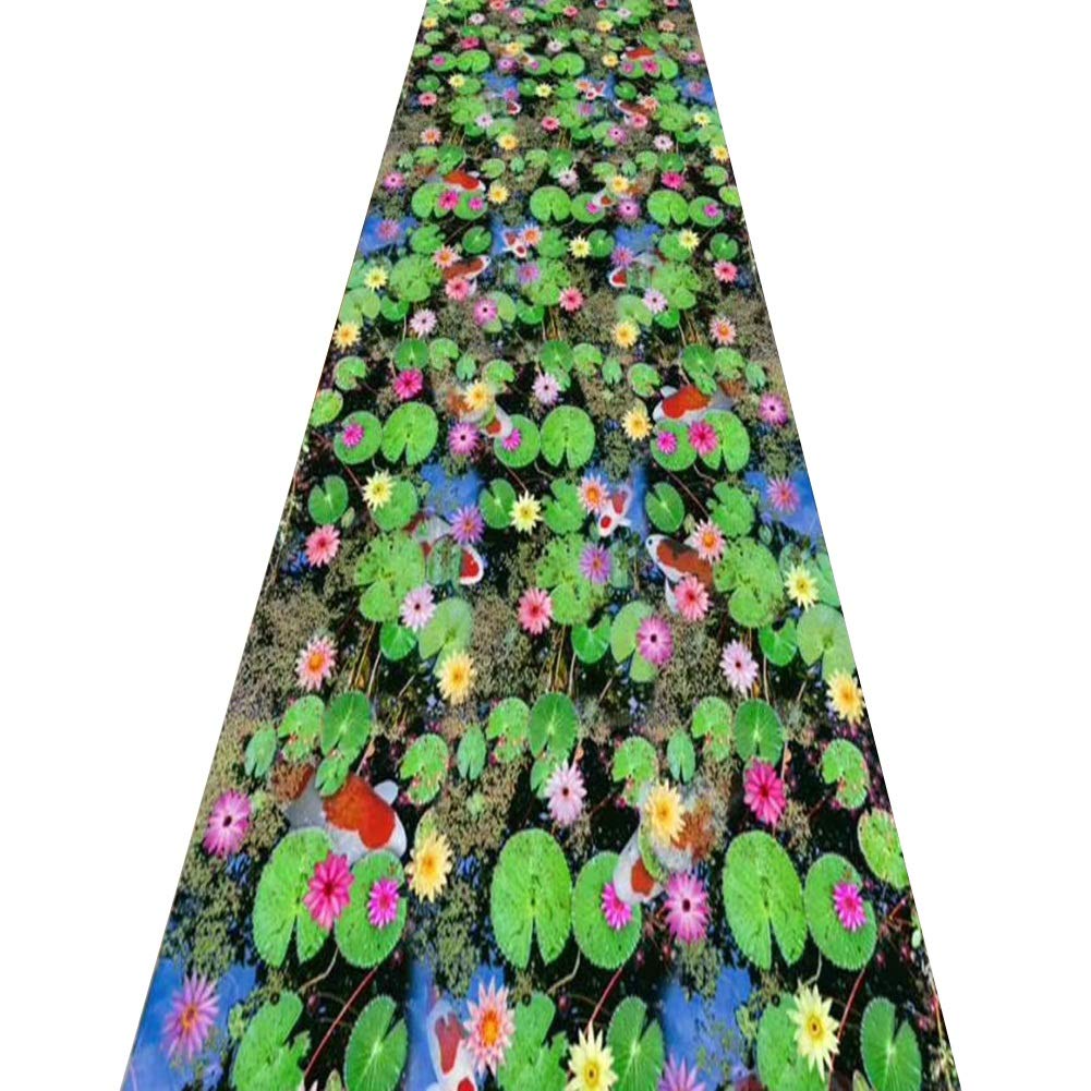 Evite resbalones en pasillos con esta alfombra corredor 3D antipolvo
