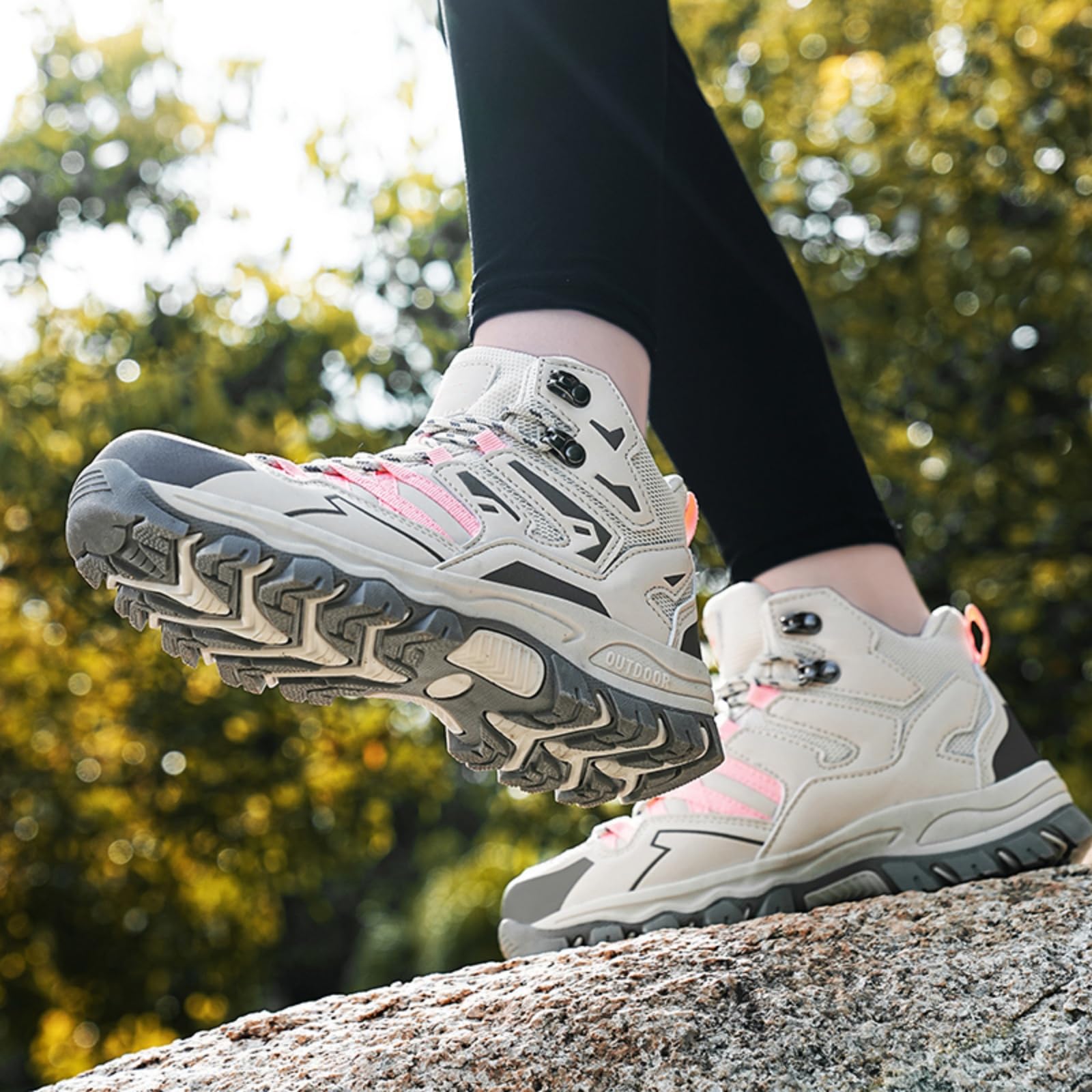 Damskie buty trekkingowe lekkie i oddychające obuwie do wędrówek