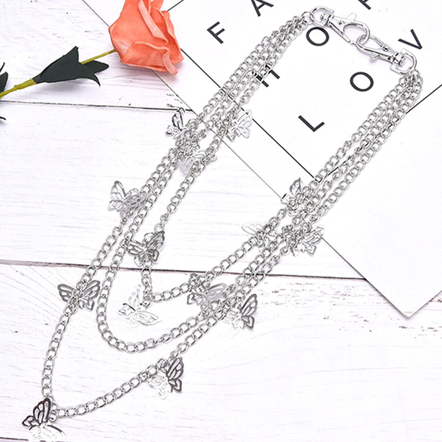 BOSHIYA 17 Inch Wallet Chain For Men & Women - Keychain With Lobster Clasps For Belt Or Jeans - View #8