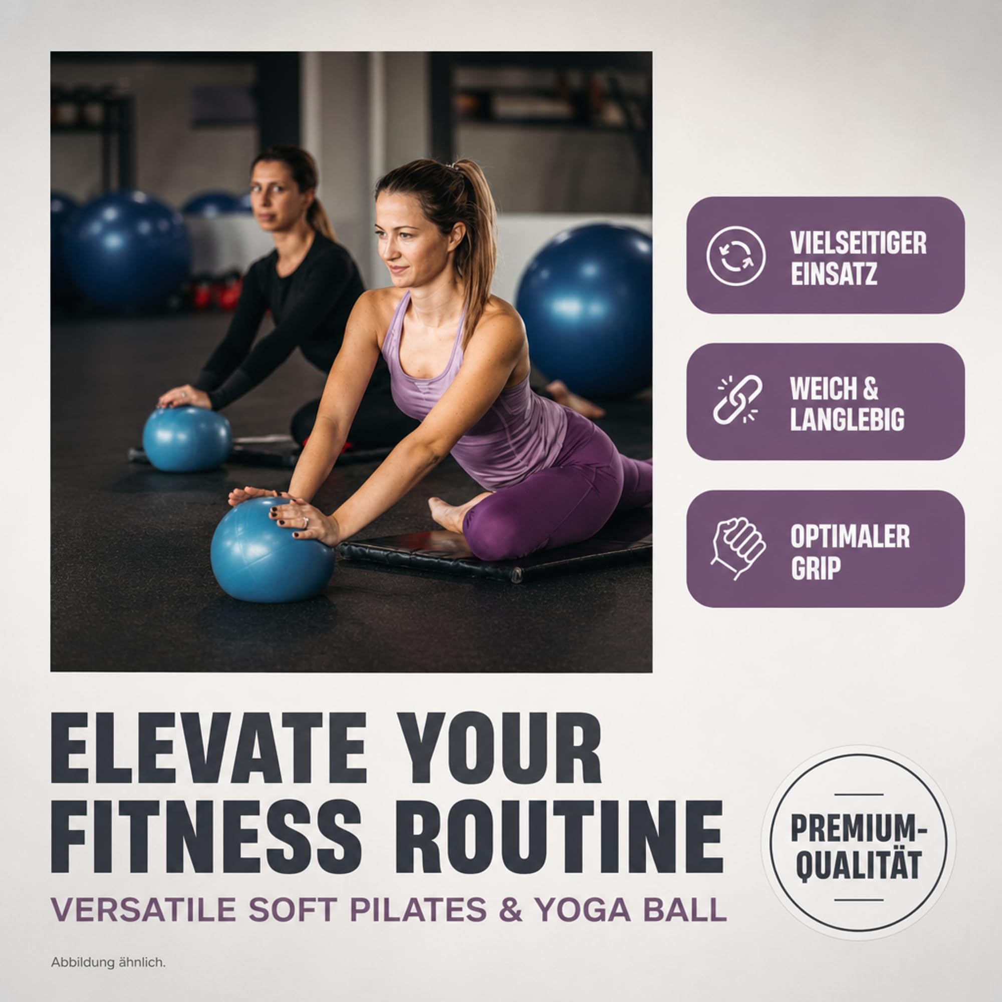 Ballon de Pilates et de Yoga Souple ATC Handels GmbH