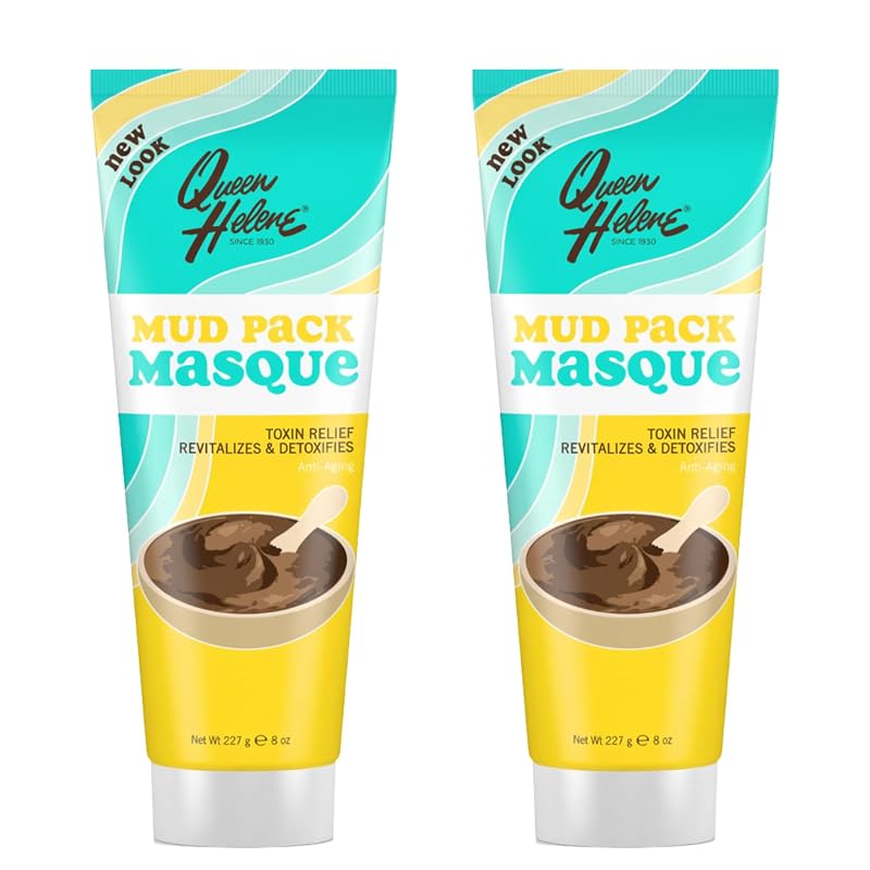Queen Helene The Original Mud Pack Masque com argila inglesa, Pacote com 2 de 227 g