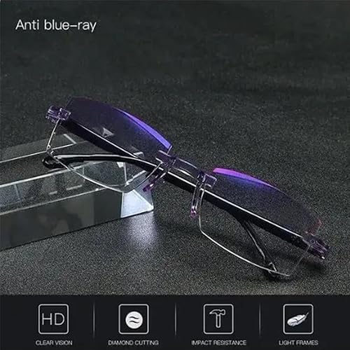 Miniatura 2 de Ayccegin Kozy Sapphire - Gafas progresivas antiazules de alta dureza y cerca de doble uso, gafas Kozy Sapphire de alta dureza