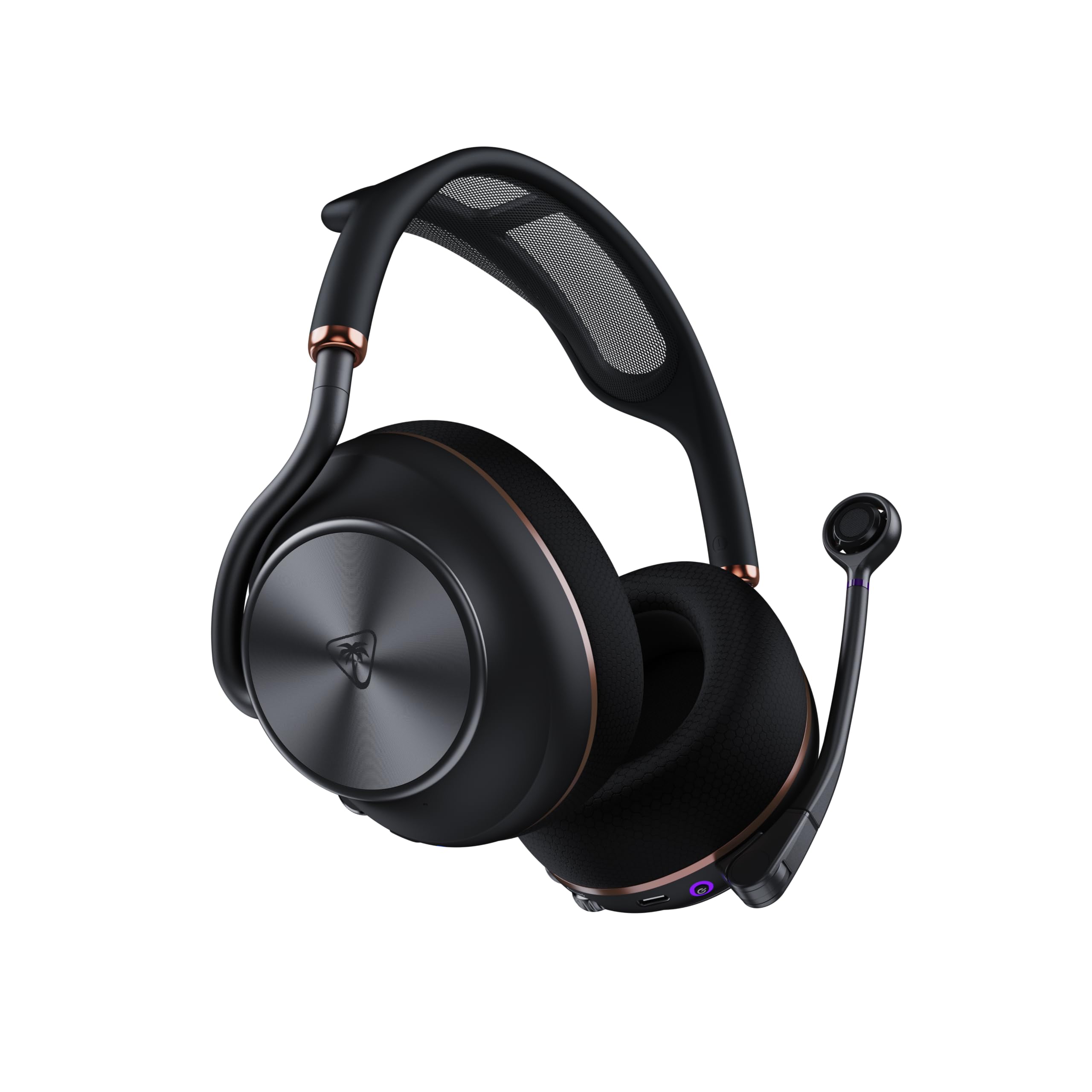 Turtle Beach Stealth Pro II Wireless Premium Gaming-Headset für PC, PS5, PS4 – zertifiziertes Hi-Res 24-bit Audio, Dolby Atmos Spatial Audio, Geräuschunterdrückung, Schwarz