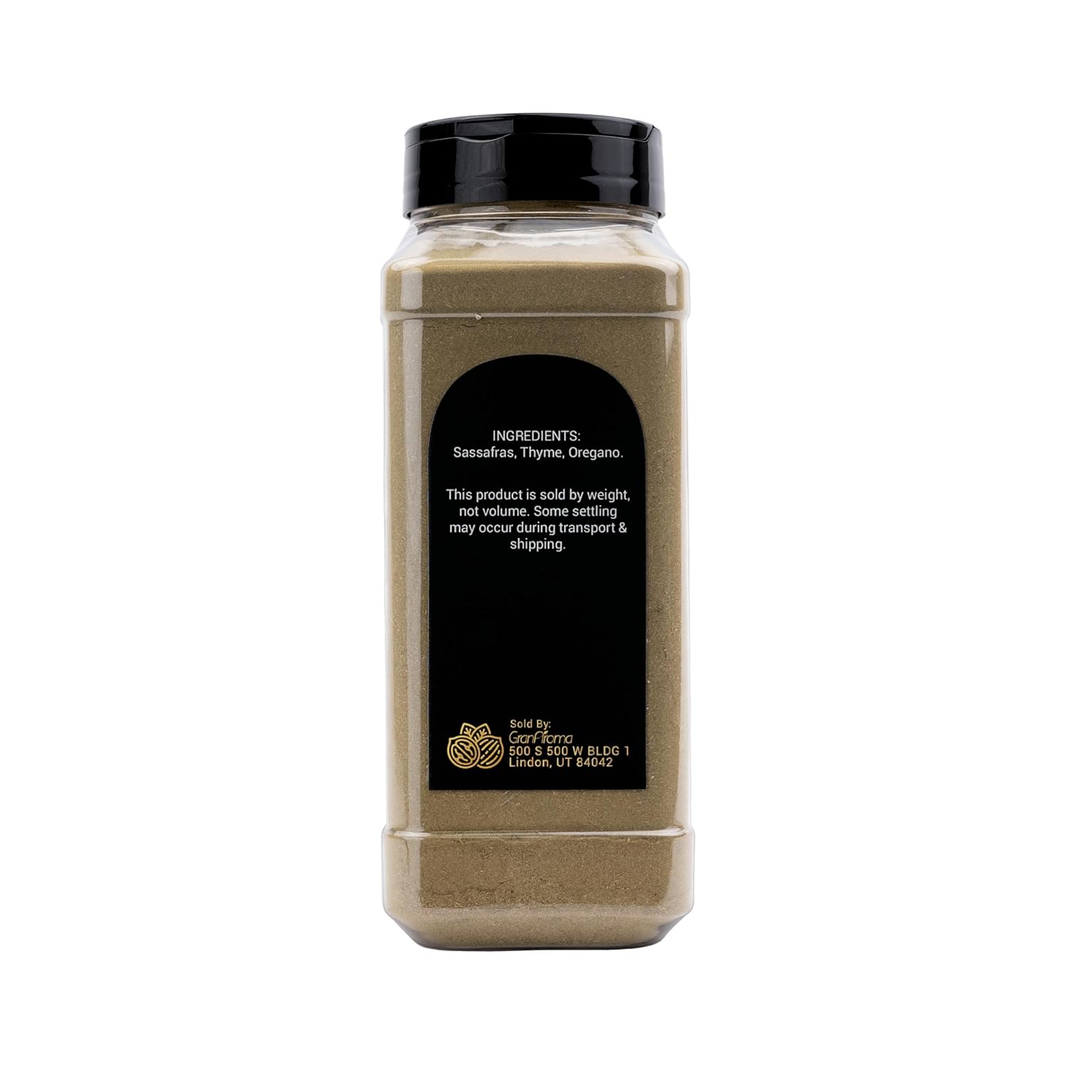 GranAroma Gumbo Filé Spice Blend, Sassafras & Herbs, Perfect for Gumbos, Stews & Soups (1 Pound)