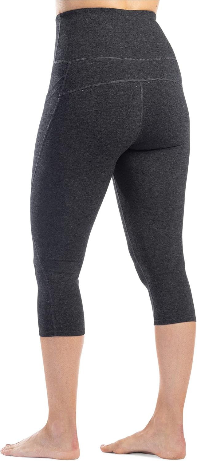 Fishers Finery Womens Ecofabric Active Yoga High Waist Workout Capri - Image 3