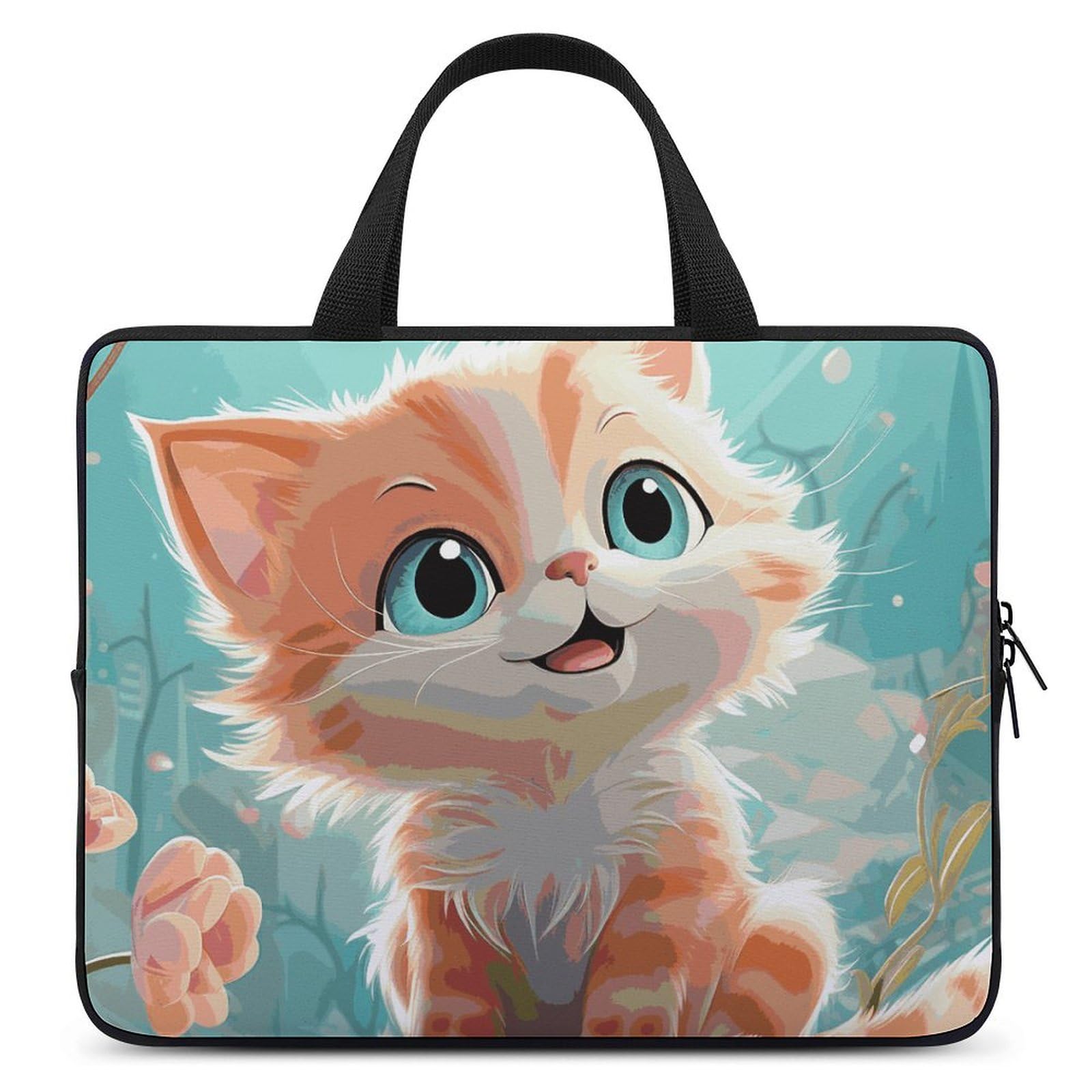Pochette PC 13 pouces chat mignon pour café et fac - 6