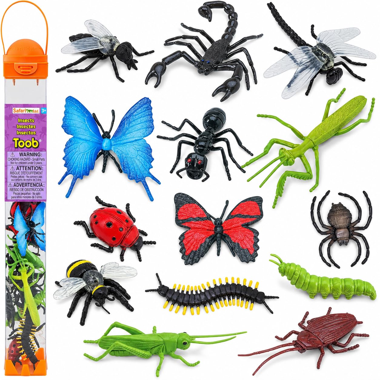 Leeeeee Toy ソフビ 寄生獣 蝶 Amazon.com: Safari Ltd. Insects TOOB - 14 Mini Figurines