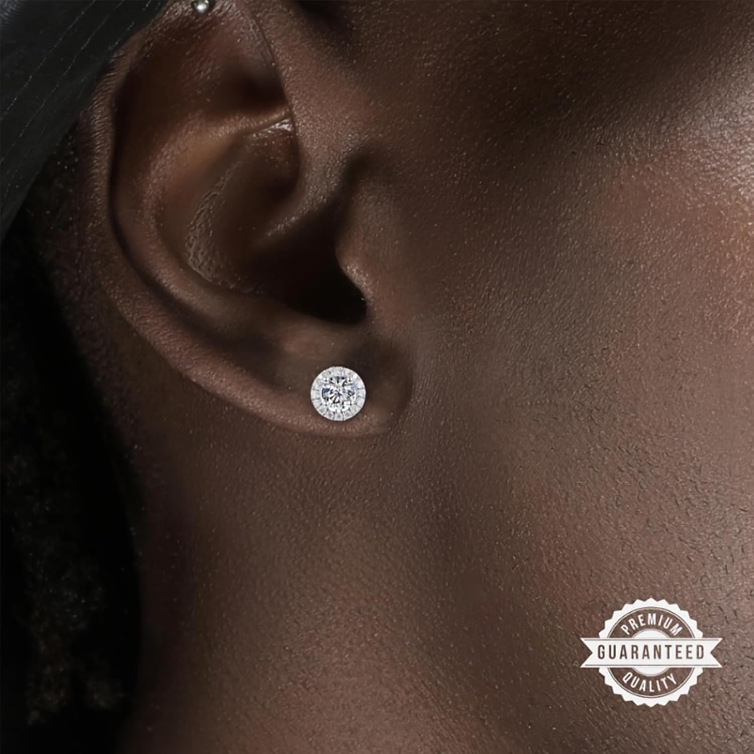 1-6CT Moissanite Stud Earrings for Women Men Hypoallergenic Sterling Silver D Color VVS Clarity Lab-Grown Diamond GRA Certified Gift Ready Box - Image 2