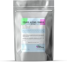 Stearyl Alcohol for Soft and Smooth Skin, Stearyl Alcohol Powder Cosmetic Grade, Emulsifying Agent for Soap Making, Hair Care, and Personal Care Products by Talsen Chemicals (8 Ounce / 226 gram)
