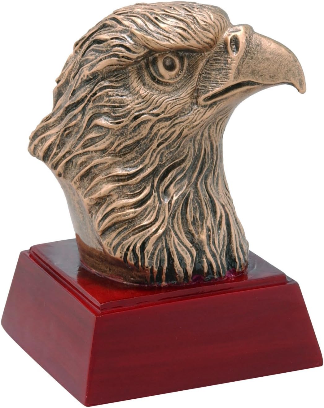 Decade Awards Eagle Trophy - 4 Inch Tall | Engraved Eagle Mascot Award - Customize Now