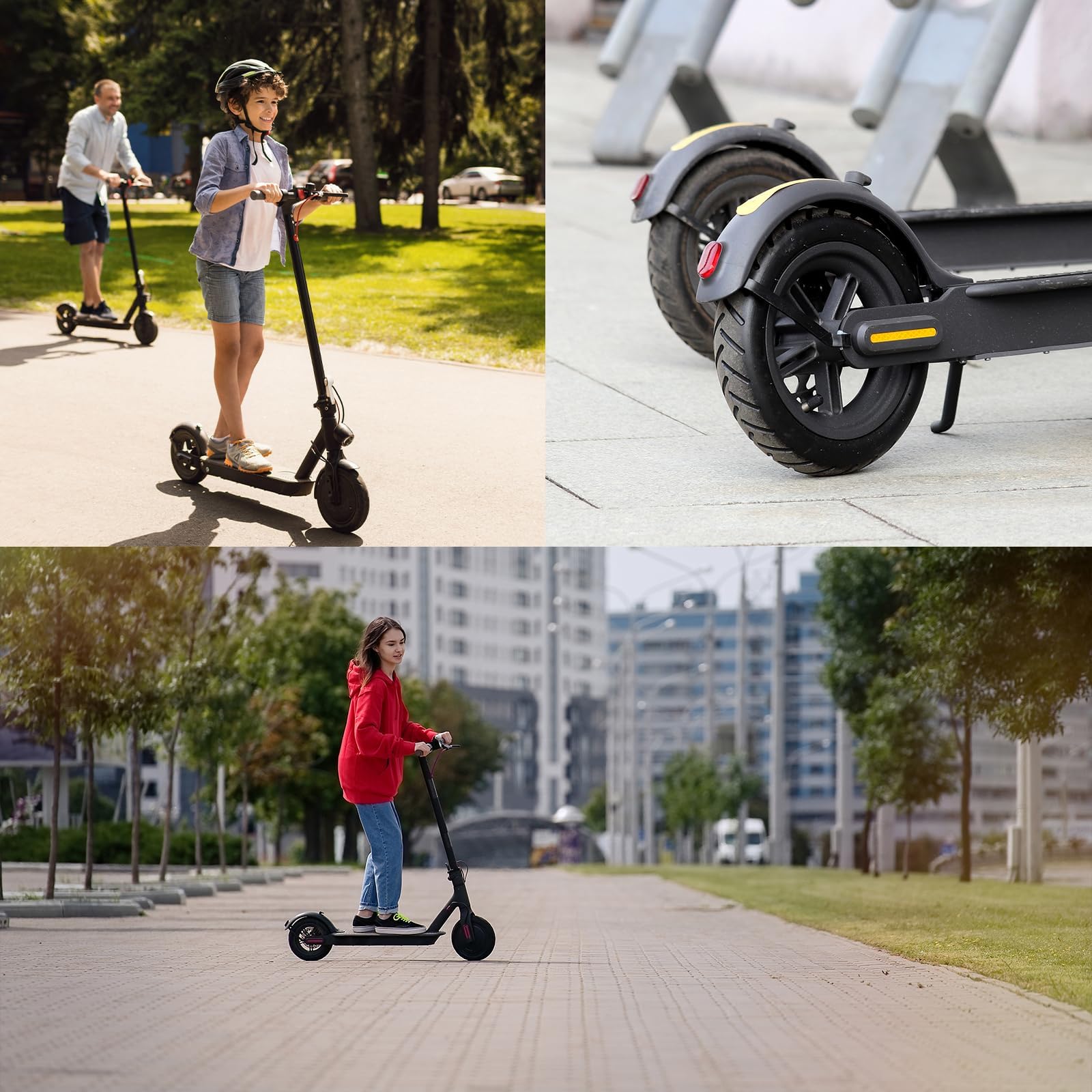 E Scooter Guardabarros Trasero, Scooter Eléctrico Guardabarros Trasero Scooter Eléctrico Compatible para Xiaomi E Roller Mi M365 1S Pro Pro 2 — view 7