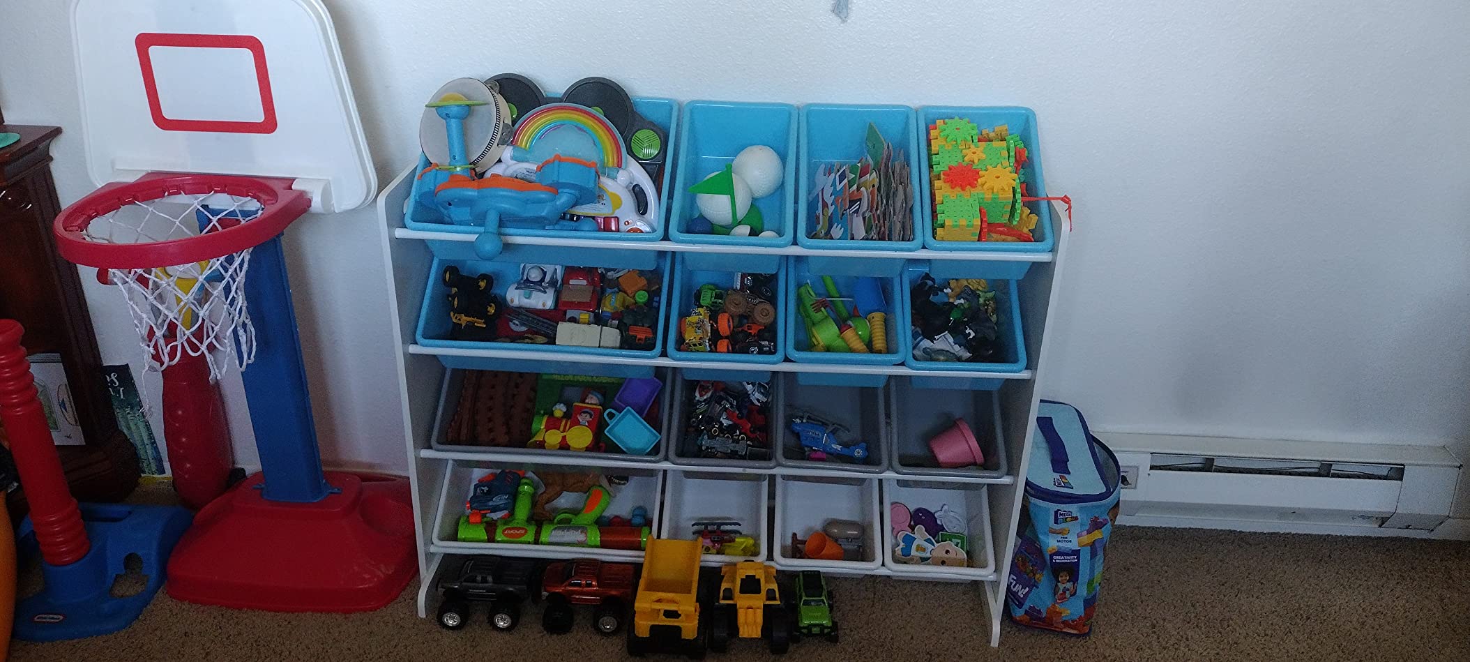 10/mo Finance SONGMICS Kid's Large Toy Storage Unit with 16