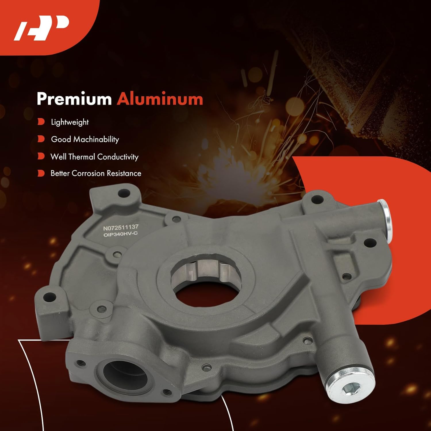 A-Premium 4.6L 5.4L High Volume Oil Pump Compatible with Ford F-150, F-150 Heritage, F-250 F-350 E-450 Super Duty, Explorer, Mustang, Expedition & Lincoln Navigator, Mark LT & Mercury Mountaineer
