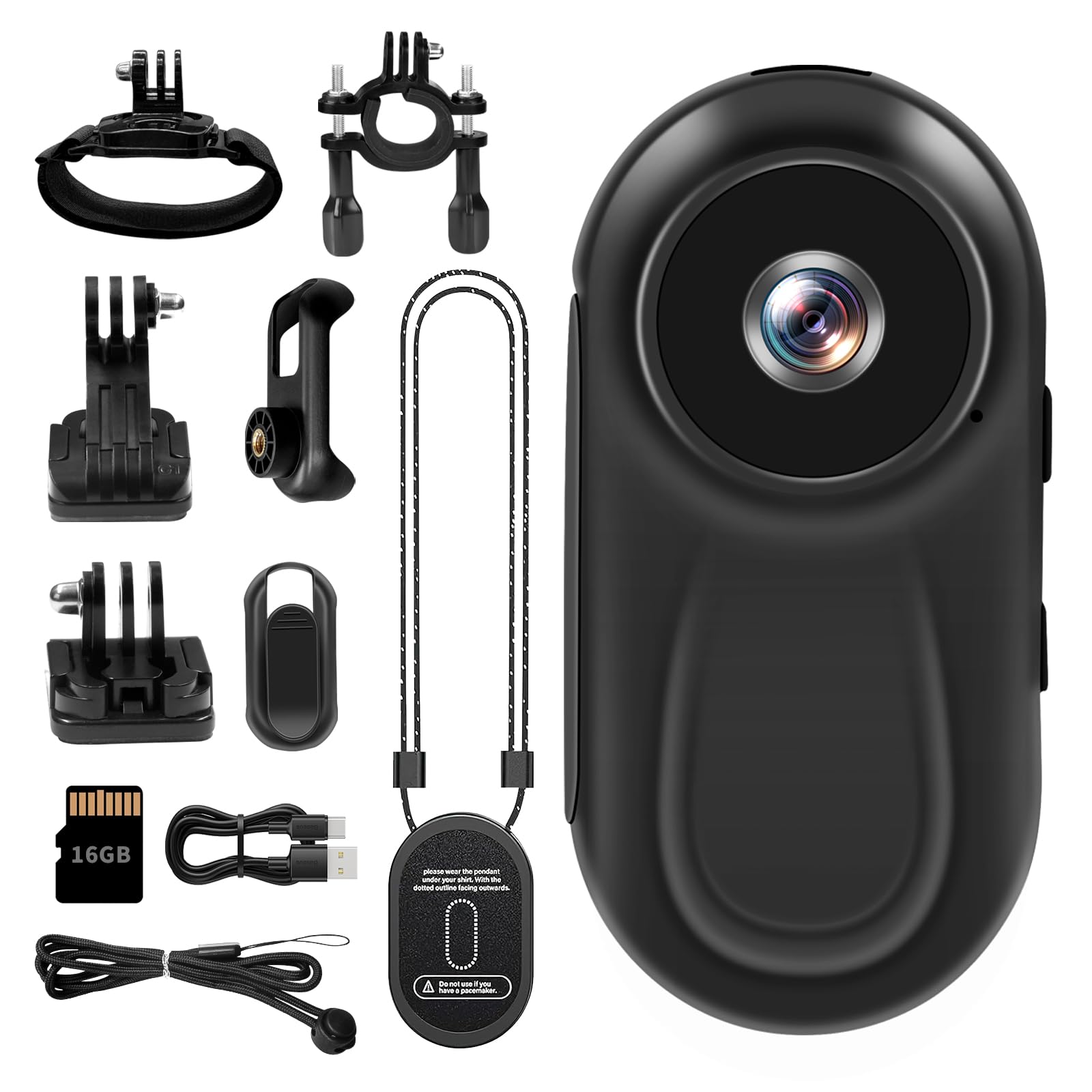 アクションカメラ Amazon | 【モニター搭載 27g軽量 16Gカード付属 】アクションカメラ