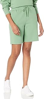 The Drop Pantalones cortos de baloncesto de vellón Aileen para mujer