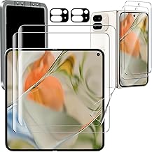 Ferilinso Paquete de 2 protectores de pantalla para Google Pixel 9 Pro Fold [compatible con fundas de teléfono], película interior antiespía con 2 vidrios templados traseros + 2 accesorios protectores