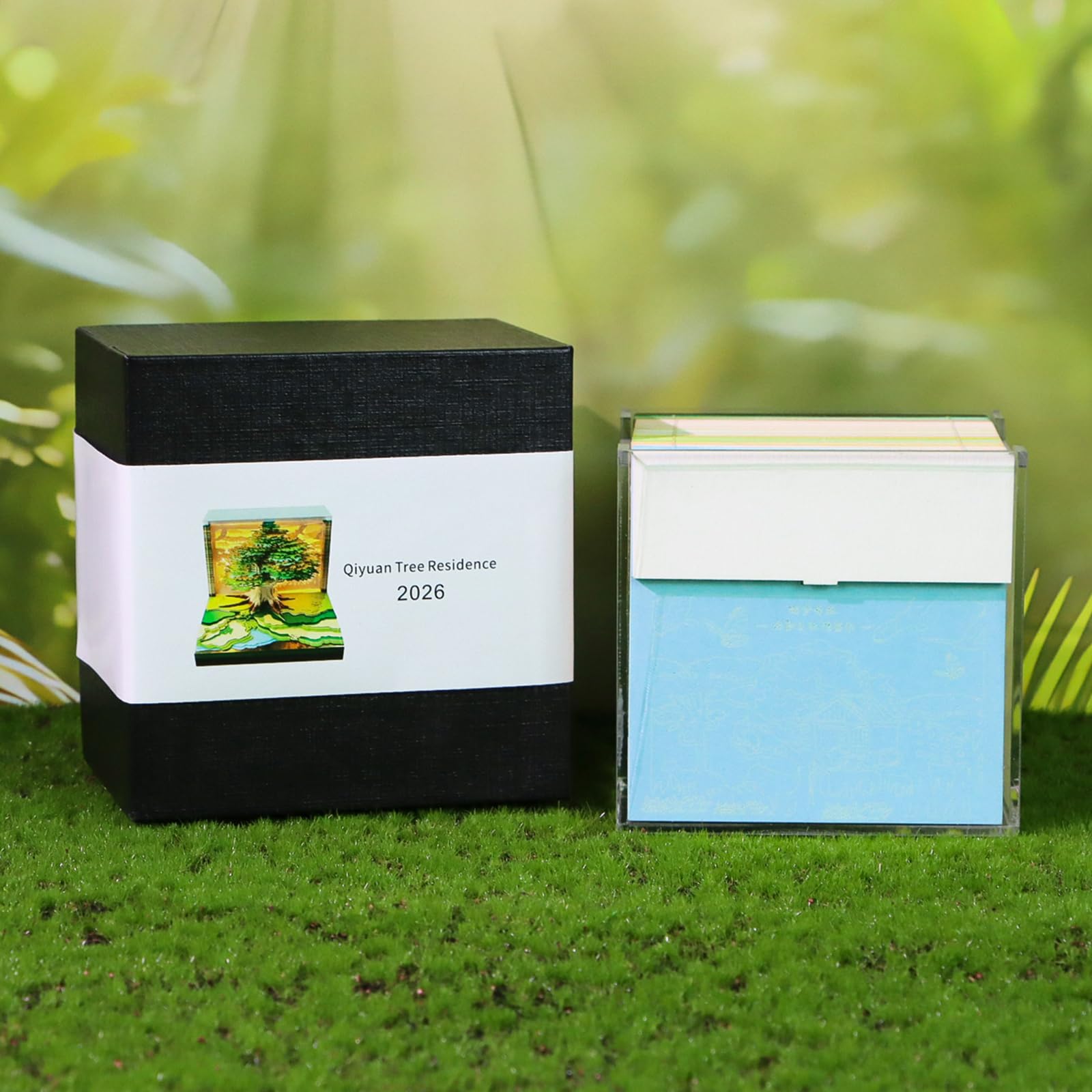 Twenty Twenty Six - Agenda settimanale con luci LED morbide, decorazione per casa sull'albero, materiale riciclabile permanente per organizzare la scrivania e le vacanze