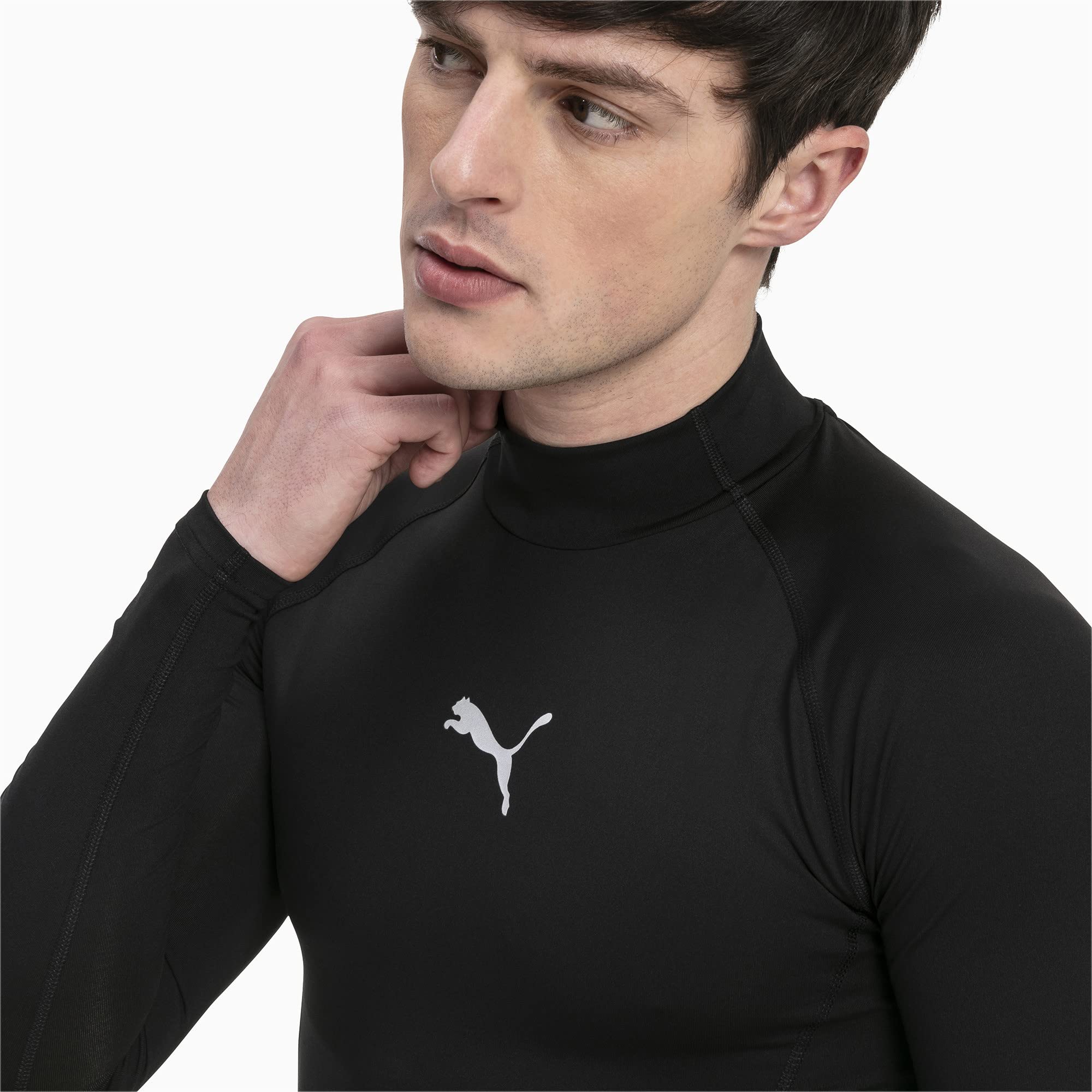 Puma Liga Baselayer Tee LS Warm Maglietta Compressione Uomo (Pacco da 1)