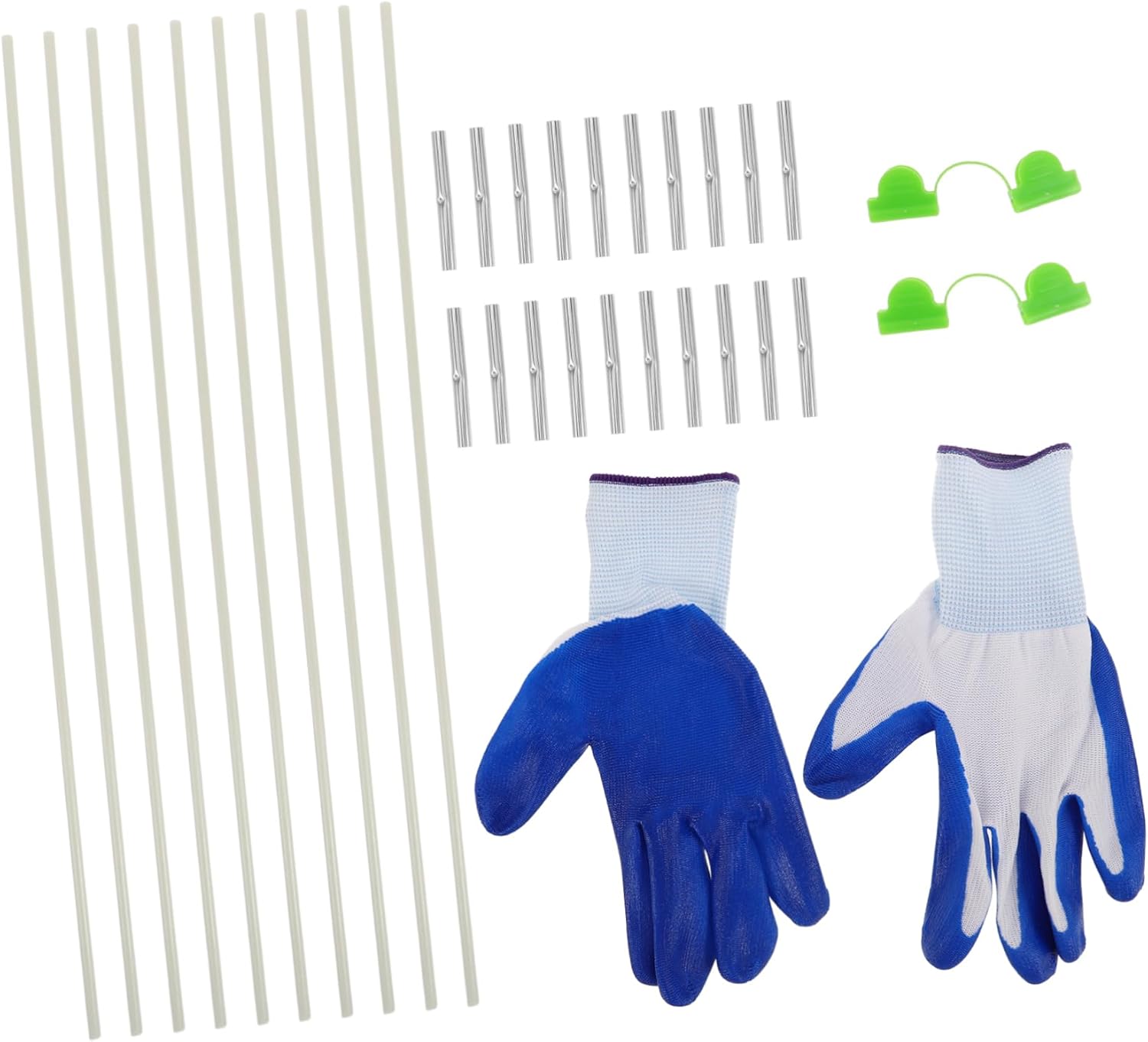 1set Fiberglass Greenhouse for DIY Grow Tunnel Durable Plant Support Frame for Garden Netting and Raised Beds Easy Installation Stable and Reliable Structure