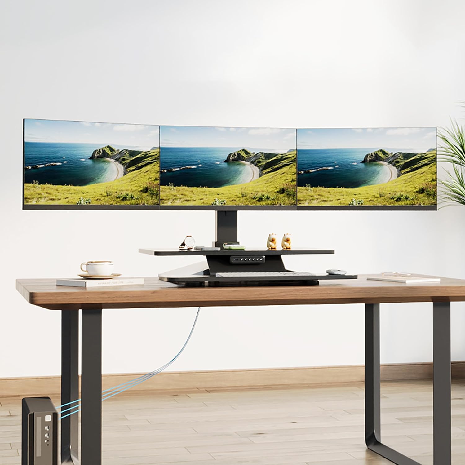 Compatible Triple Monitor Stand