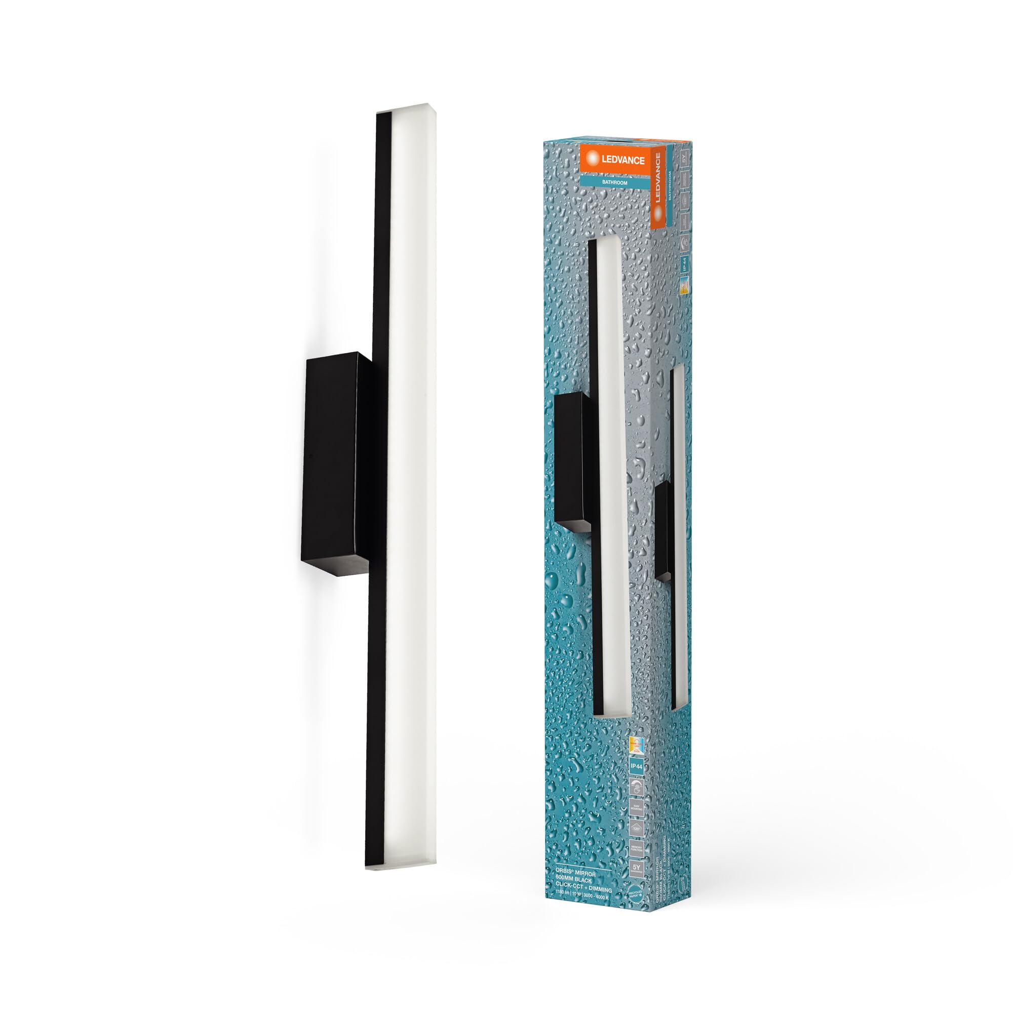 LEDVANCE ORBIS MIRROR 60CM CLICKCCTDIMIP44BK