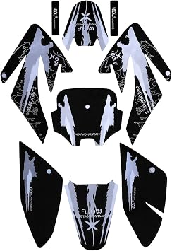 CRF70 Sticker Graphics Plastic Body Kit for CRF 70 Dirt Pit Bike Motorcycle Style 2