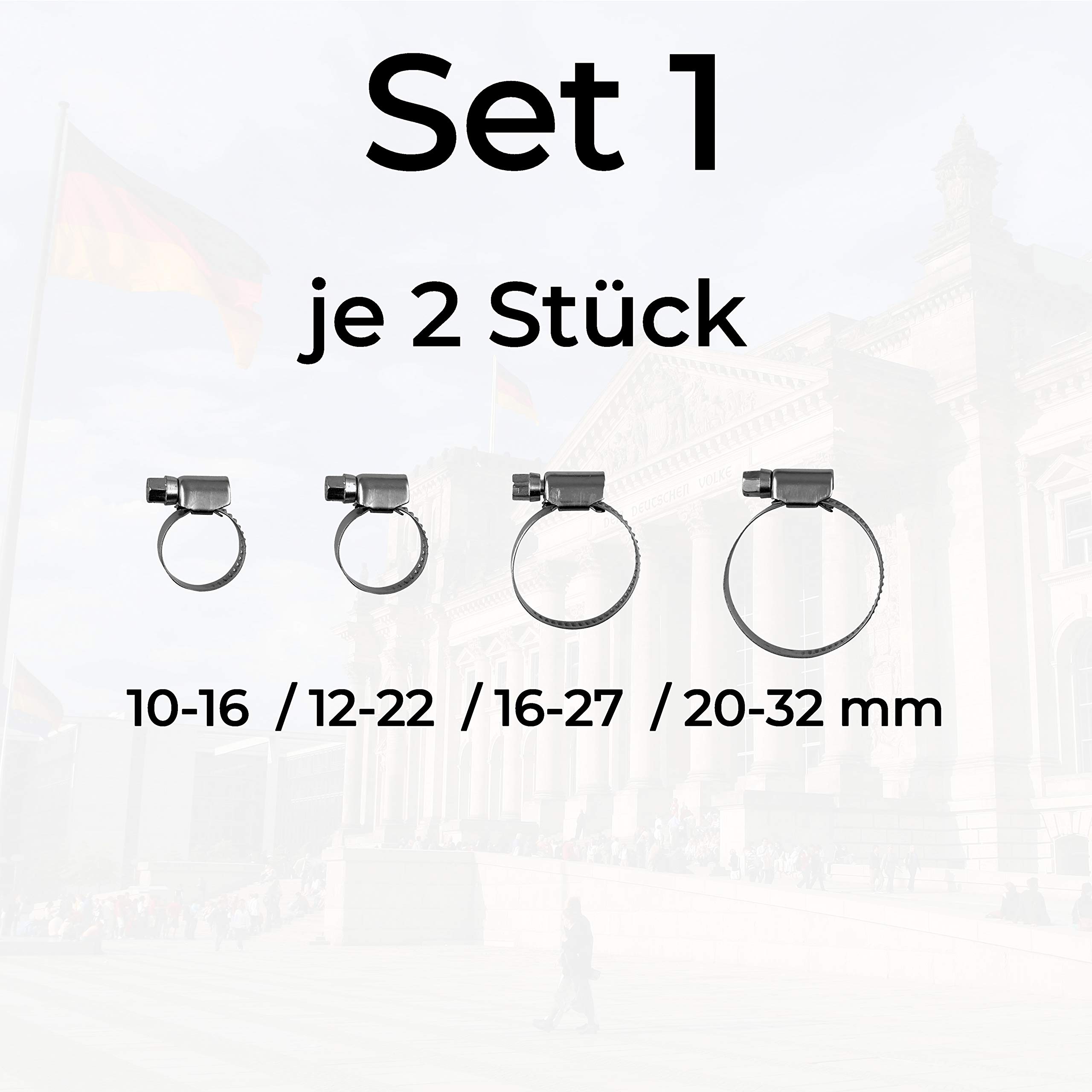 Schlauchklemmen-Sortiment | 25-tlg., 4,26