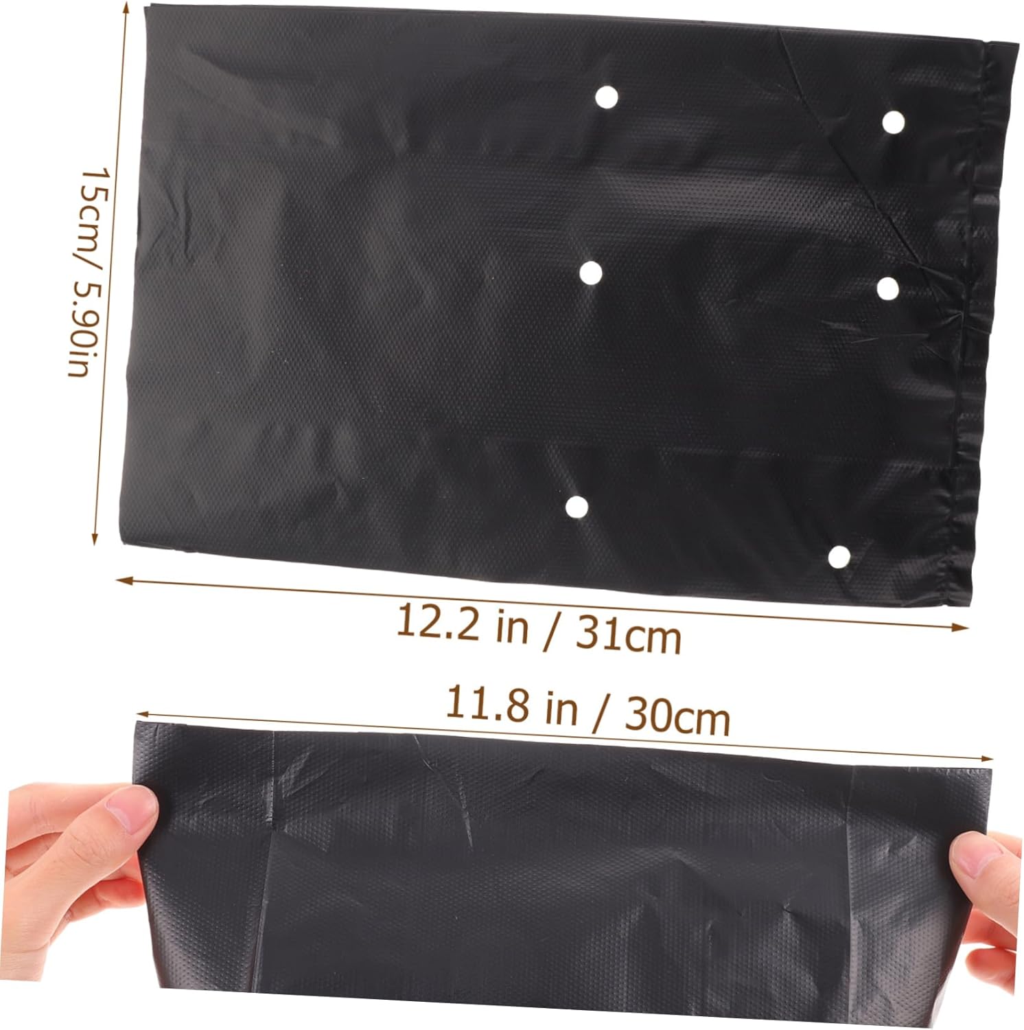 Toyvian 100pcs Planting Bags for Pe Nursery Pouches for Trees for Home Gardening Water Retentive and Root