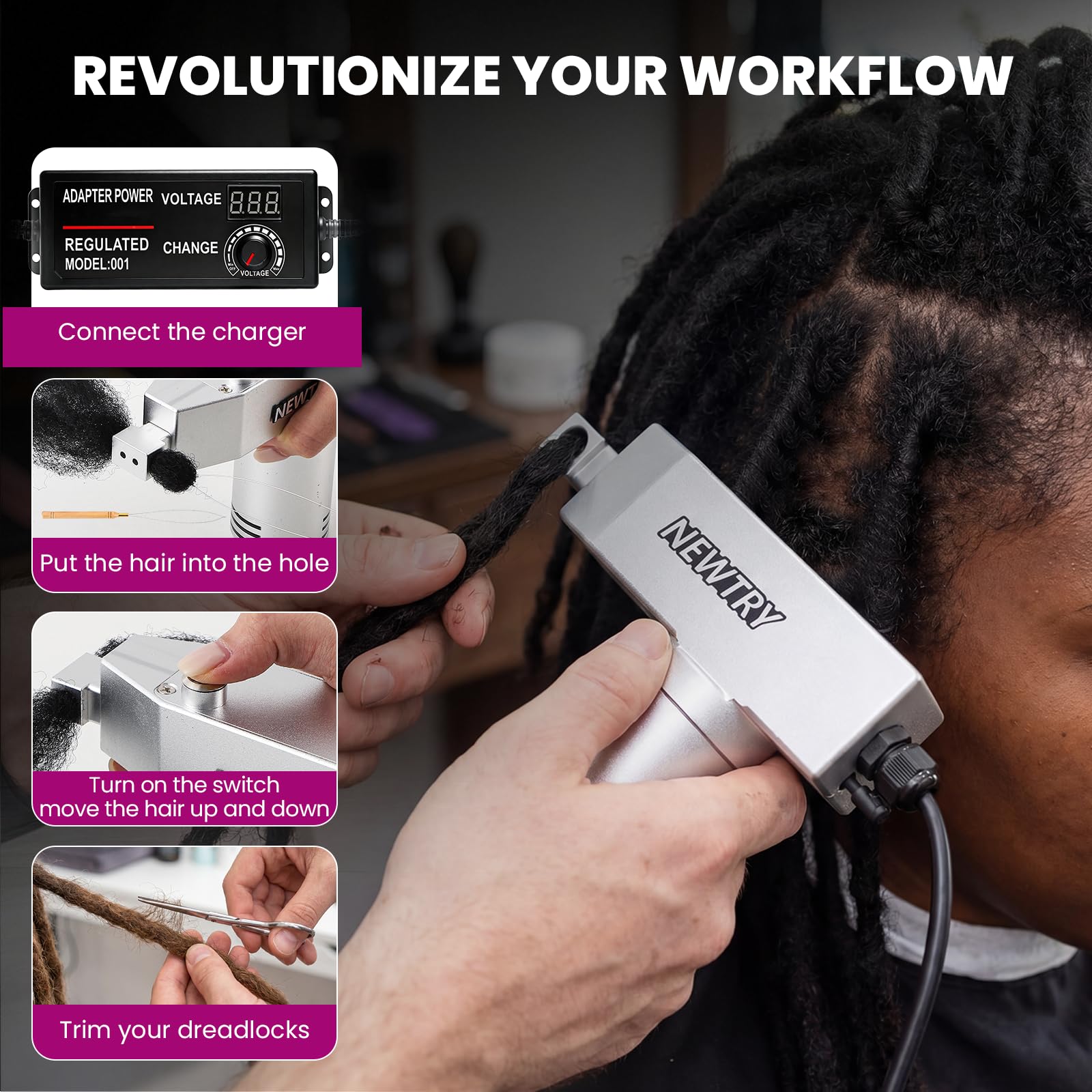 Amazon.com: NEWTRY Dreadlocks Machine for Dreadlocks Extensions