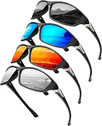 Óculos de sol masculinos esportivos para pesca, ciclismo, condução