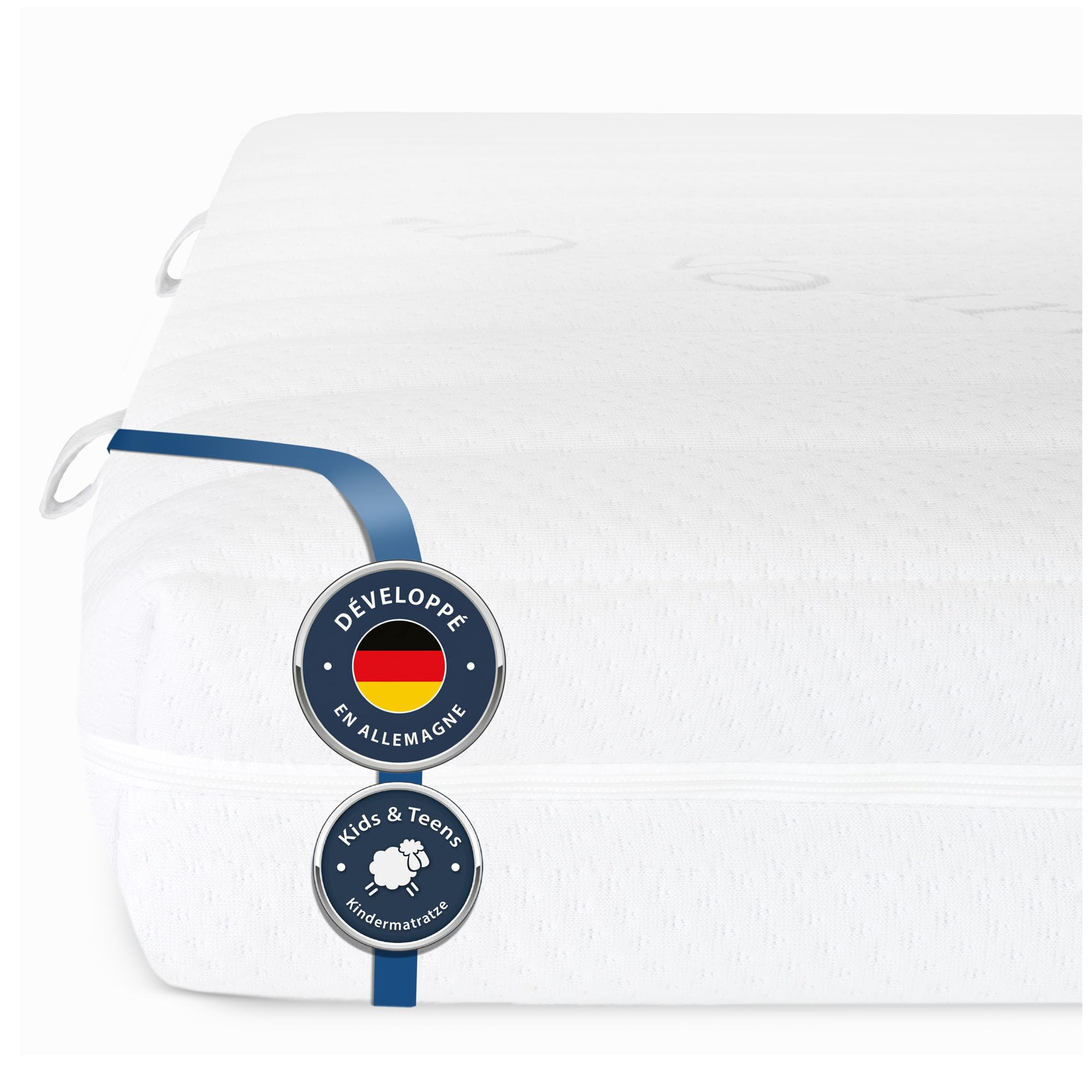 BMM Matelas pour Enfant UpMat 90 x 200cm H2 pour Lits superposés/Matelas en Mousse Froide certifié Öko-Tex/Adapté à Tous Les Lits superposés Courants/Matelas de Conception Allemande