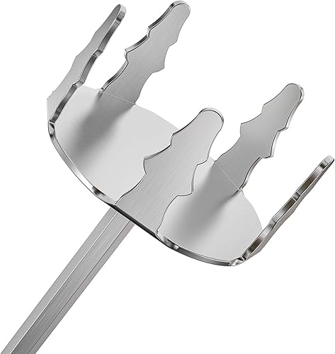 Miniatura 8 de Onlyfire - Extractor de cerdo de 3 pulgadas, triturador de carne de acero inoxidable ultraafilado mejorado utilizado con taladro manual estándar