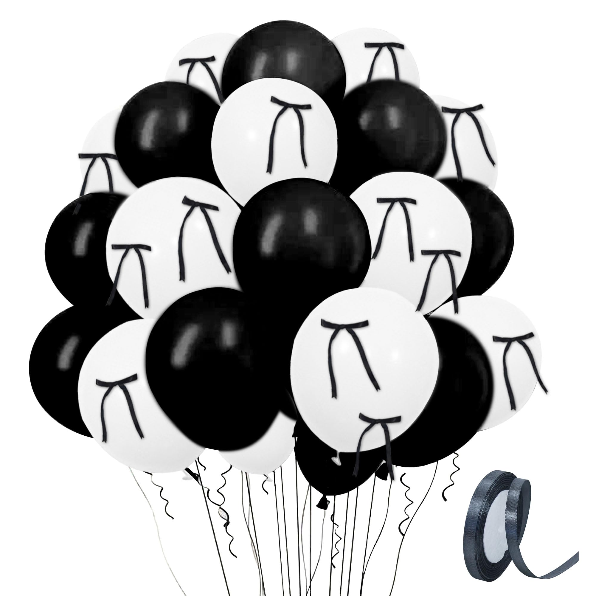 Palloncini Jumbo BRIDE 100 Cm Con Fiocchi Blu, Set Da 5, Mylar Opaco, Per Addio Al Nubilato