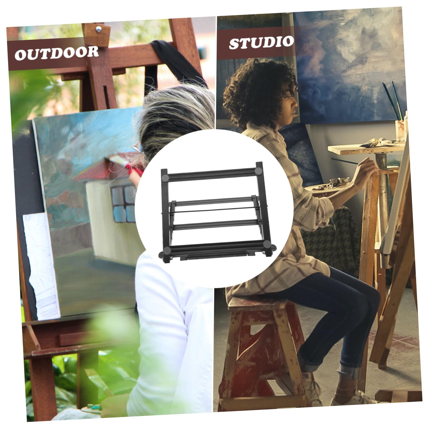UTHCLO Soporte de Metal para Light Box Práctico y Resistente para Calcar Dibujos y Trazado Artístico Oficina y Hogar
