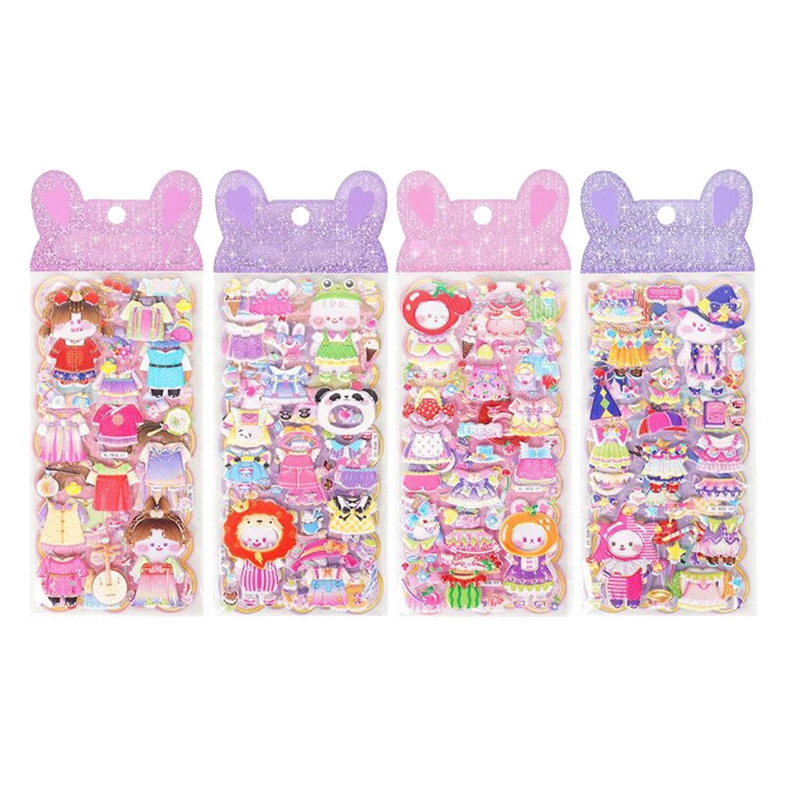 Stickers 3D animaux mignons pour personnaliser sans laisser de trace