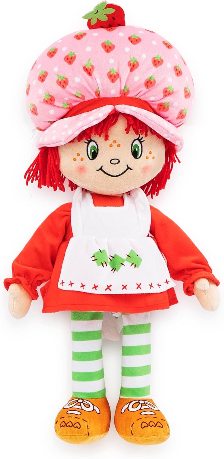 Strawberry Shortcake Plush Pillow Buddy - Super Soft Stuffed Character Pillow - Polyester Microfiber, 18 Inches