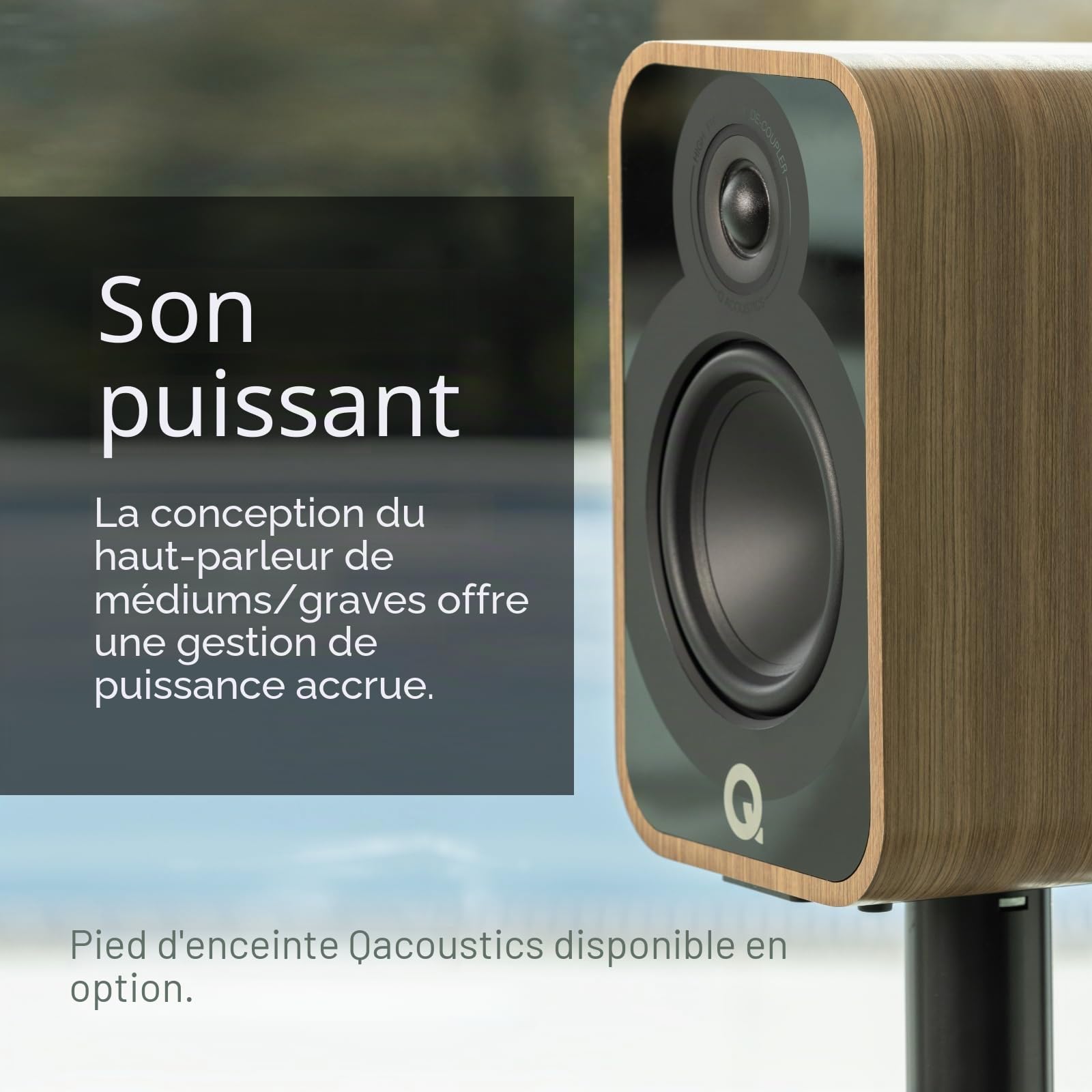 Q Acoustics 5020 Chêne clair - Enceinte Bibliothèque (la paire)