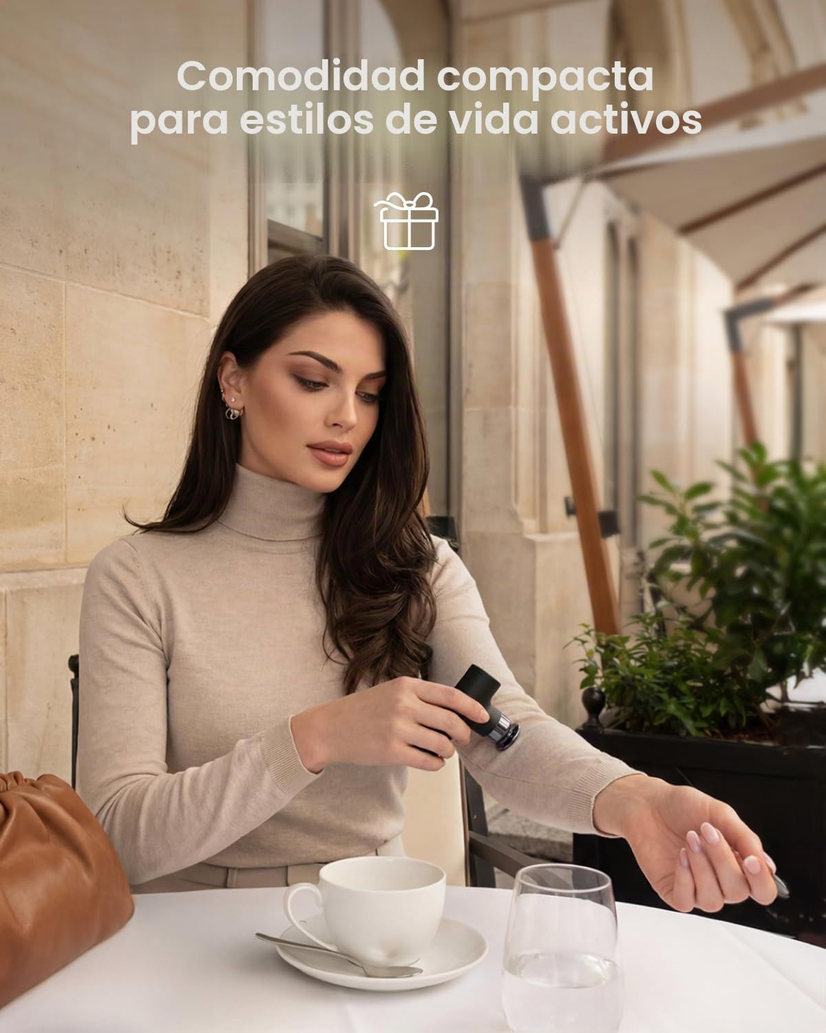 RENPHO Micro One Mini Pistola de masaje, 3 cabezales, 4 velocidades | Masajeador de percusión portátil para alivio muscular, ligero con diseño ergonómico, velocidad variable, ideal para viajeros.