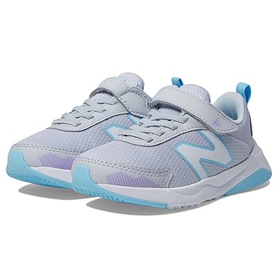 New Balance Kids Dynasoft 545 Bungee Lace with Top Strap (Little Kid) Kids Shoes Granite/Lilac Glo
