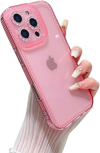 Miniatura 17 de ZTOFERA Diseñada para iPhone 13 de 6.1 pulgadas, bonita funda transparente para mujeres y niñas, funda protectora de silicona TPU suave flexible con