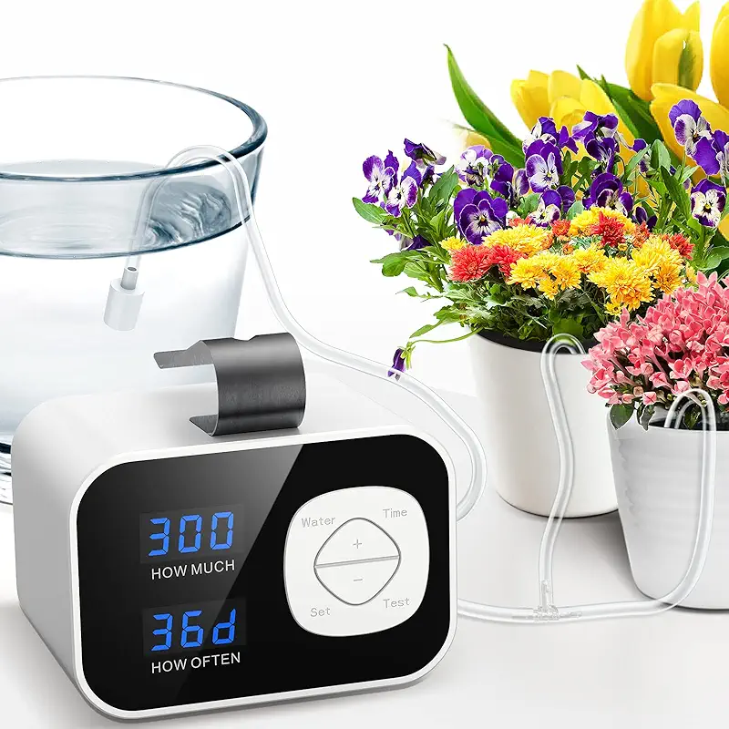 watering plant system with digital timer