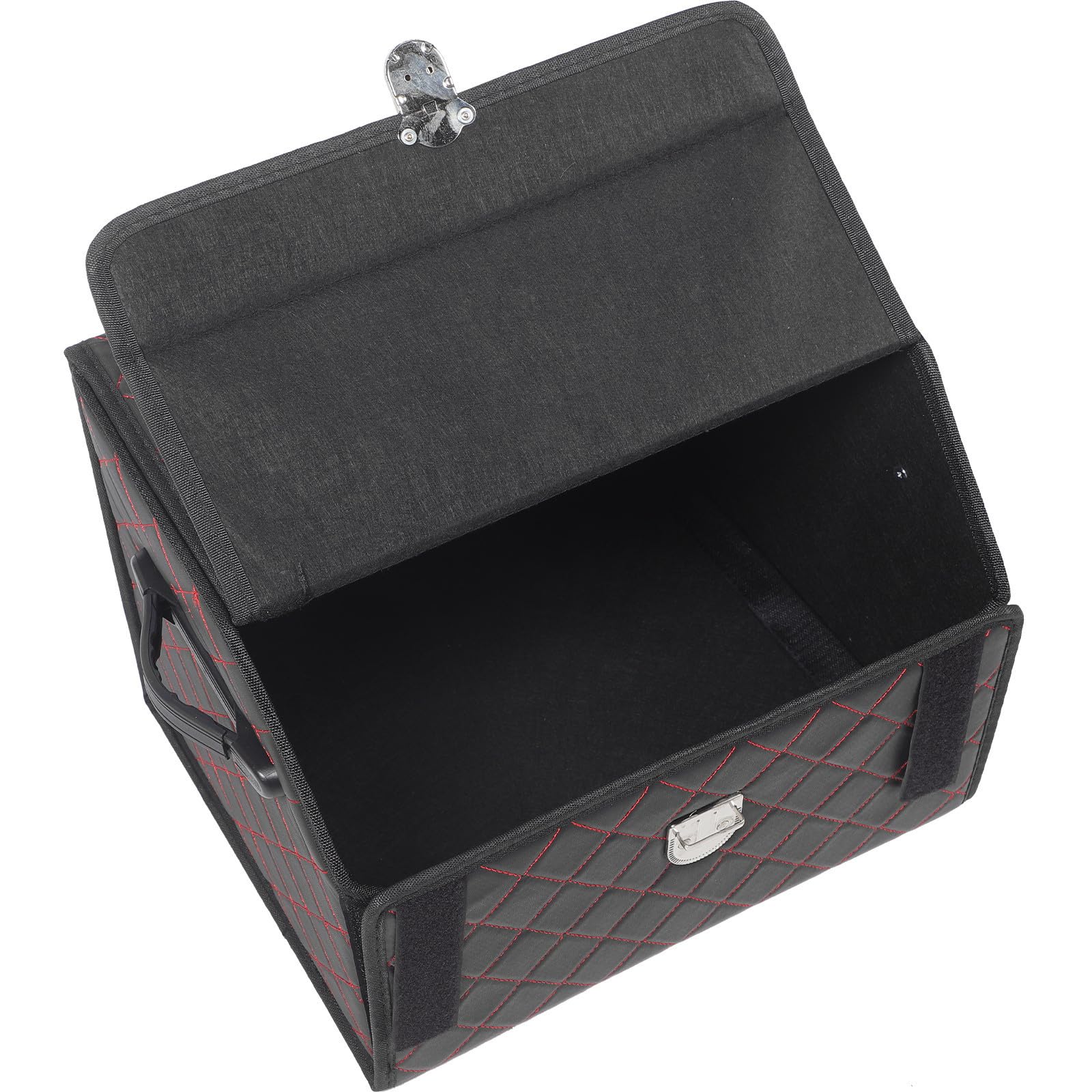 DOITOOL Organizador de Maletero de Coche Plegable Negro Cuero Suv