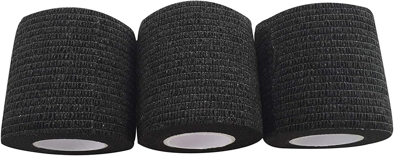 zechy Grip Tape - Hockey, Baseball, Lacrosse, Any Other Sports requiring a Solid Grip - 2 inch by 15 feet (Black)(3 Pack) : Sports & Outdoors