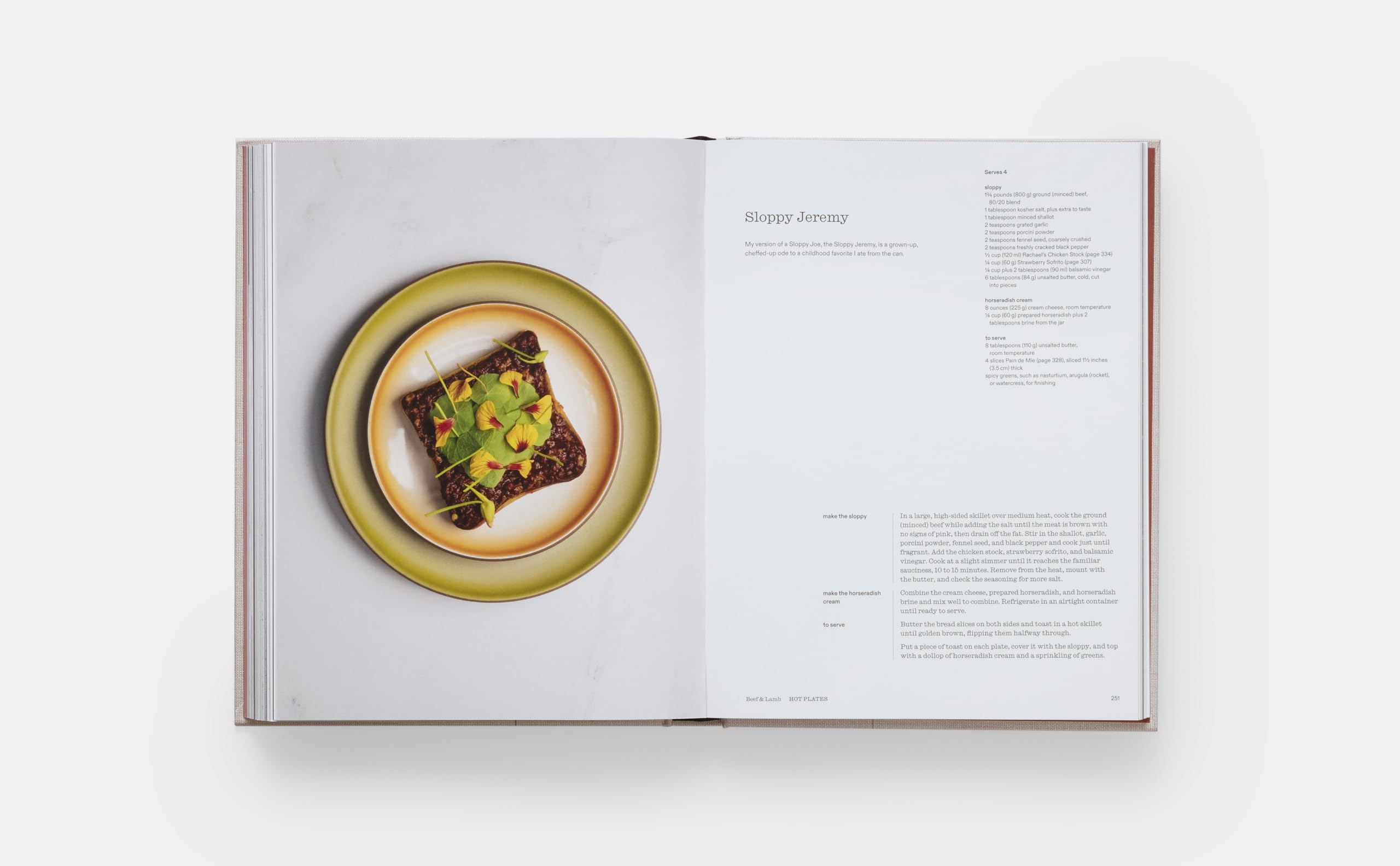 On meat: Modern Recipes for the Home Kitchen