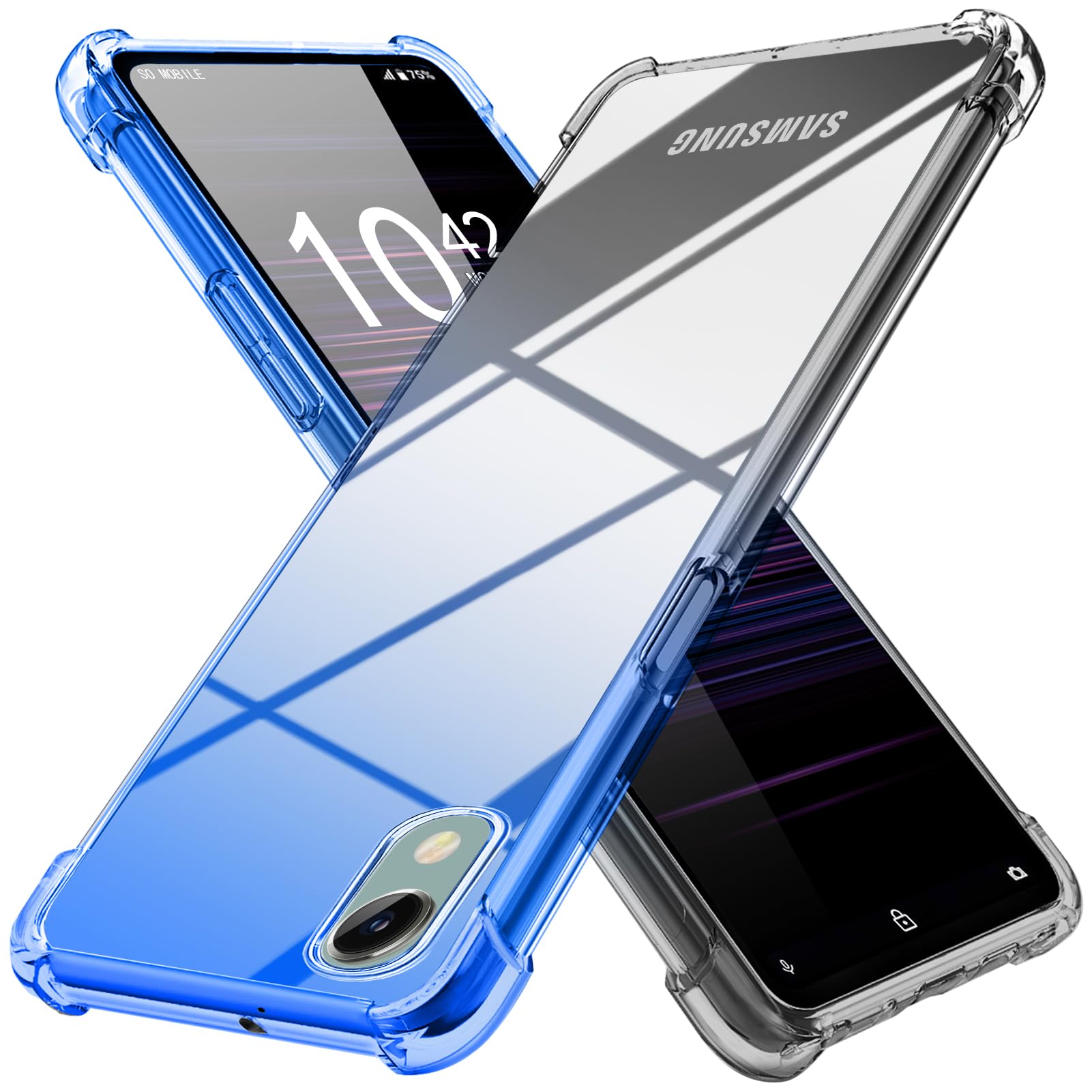 Amazon.co.jp: Galaxy A23 5G ケース クリア 薄型 グラデーション色