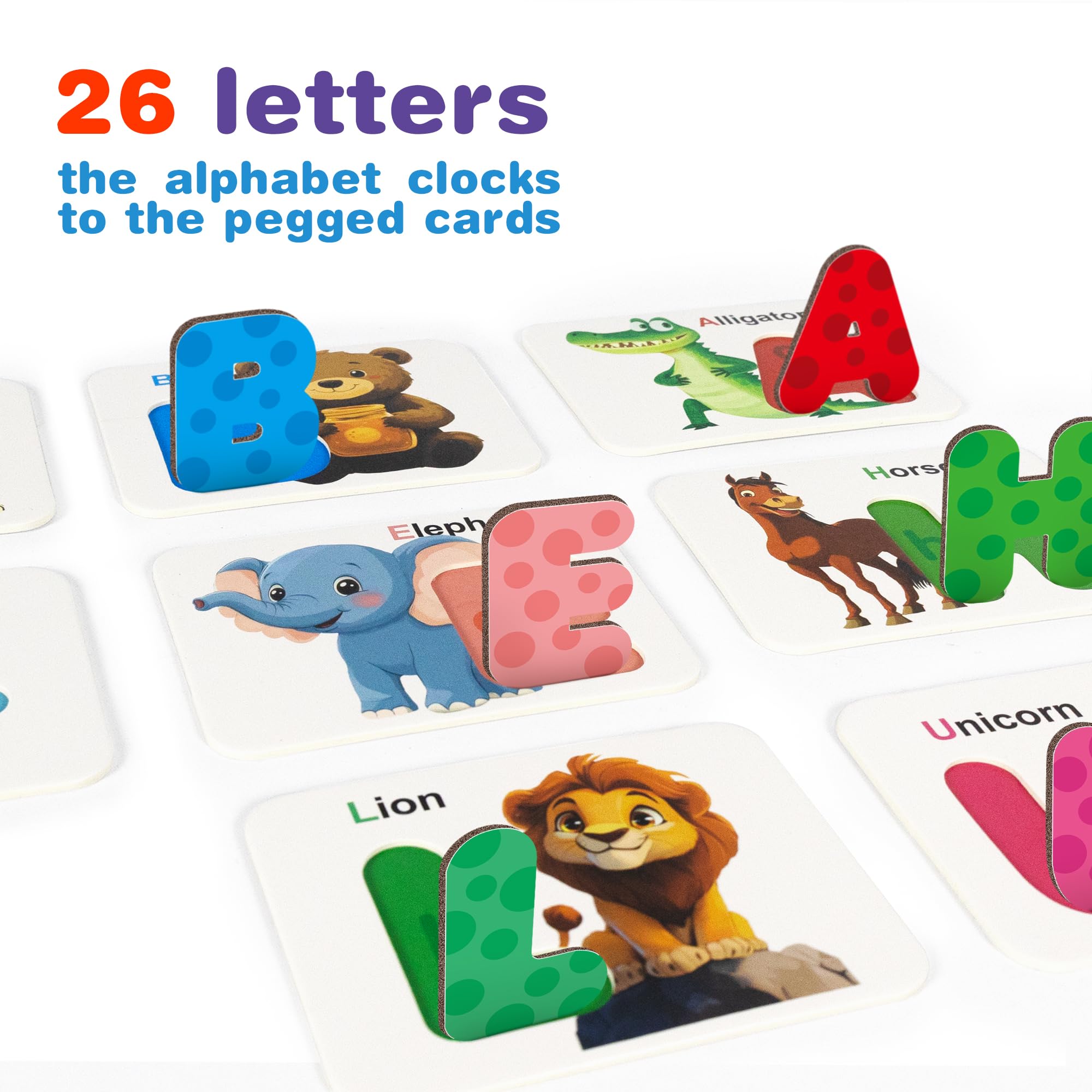 Tarjetas educativas, tarjetas flash de números y alfabeto para niños pequeños de 3 a 5 años