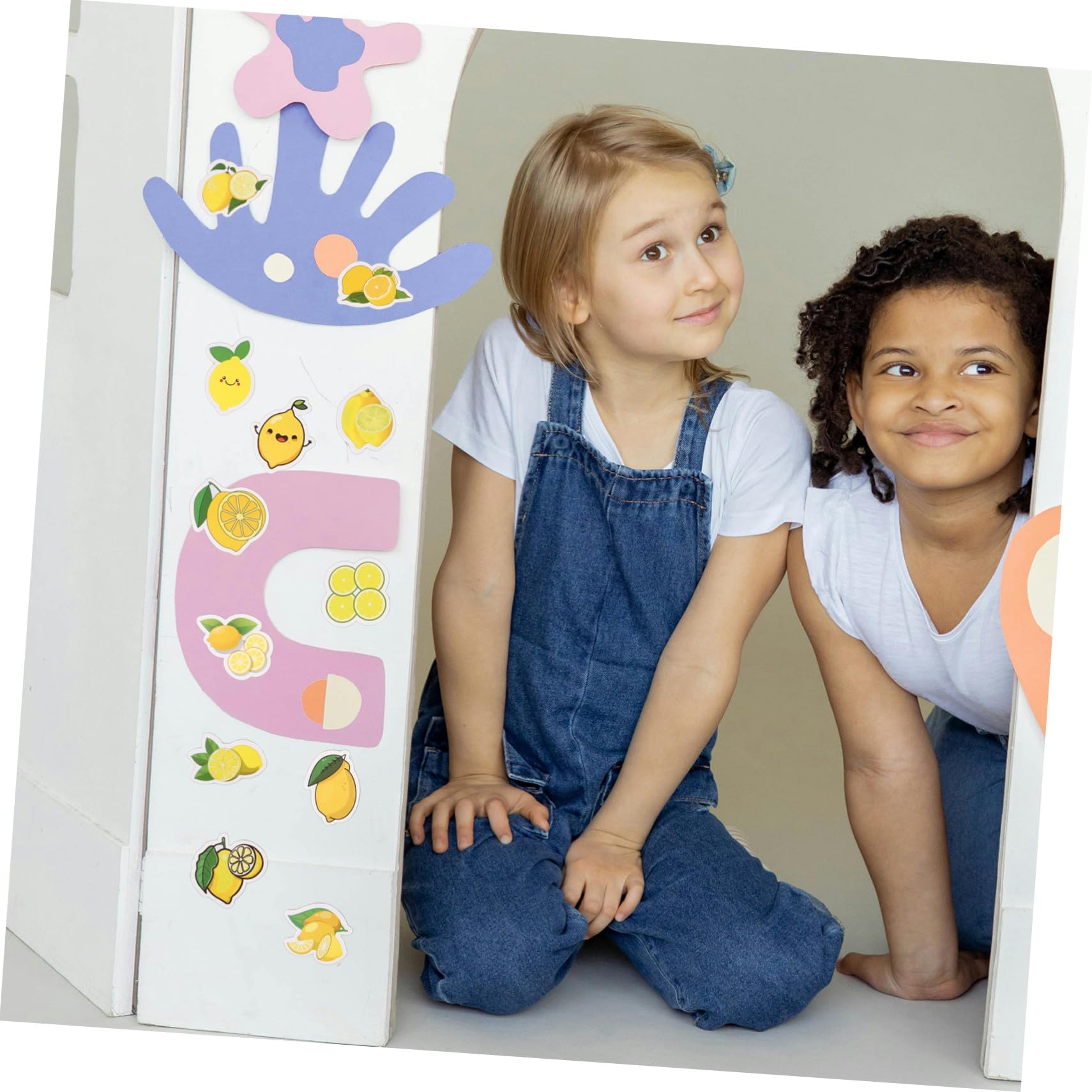 POPETPOP 50piezas Pegatinas De Limón Creativas Pegatinas Adhesivas Para Laptop Maletas Decoración Infantil Diy
