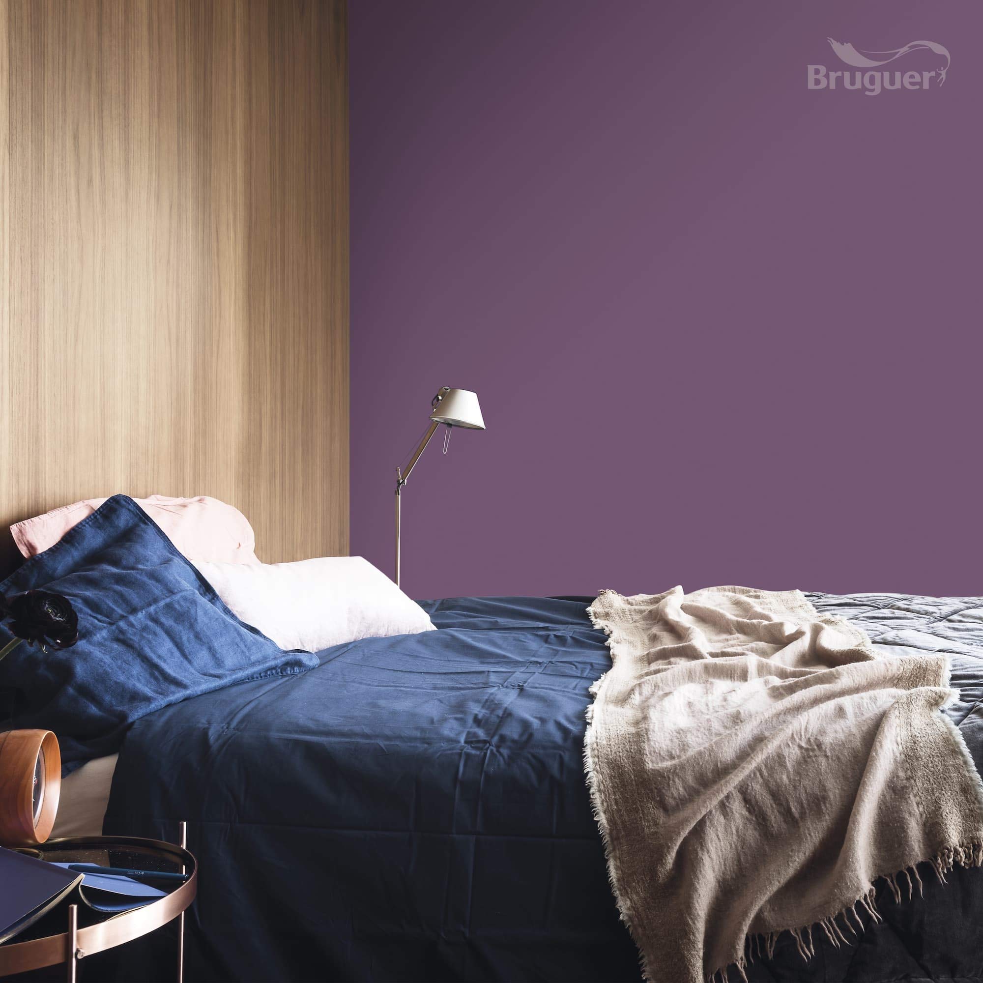 Bruguer Colores del Mundo Pintura para paredes monocapa Japón Violeta Natural 4 L