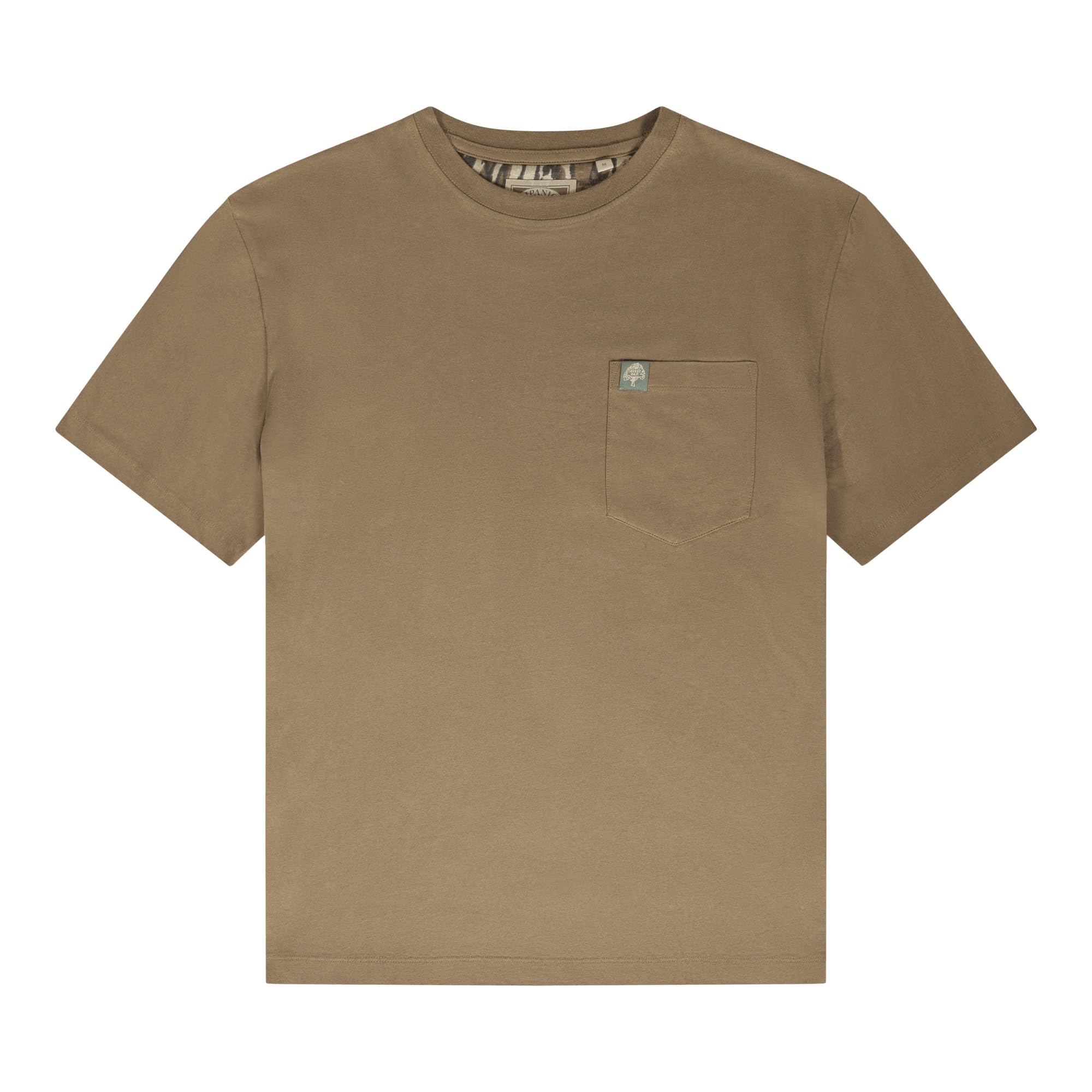 Photo 1 of Mossy Oak Cottrell Camp Men's T-Shirts with Pocket | 100% Cotton, Pre-Shrunk, Soft Peached Fabric with 2-Way Stretch & Crewneck | Lightweight & Moisture Wicking Casual T-Shirt for Outdoor & Daily Wear