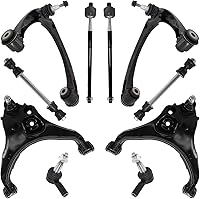 Vista 90 de Detroit Axle - Kit de suspensión frontal de 10 piezas para Dodge Avenger 2008-2014, Chrysler Sebring 2007-2010, 2 brazos de control inferiores, 2